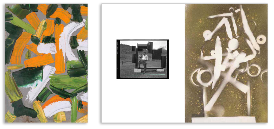 Page detail and spread, evoking Smith’s vernacular and materials.