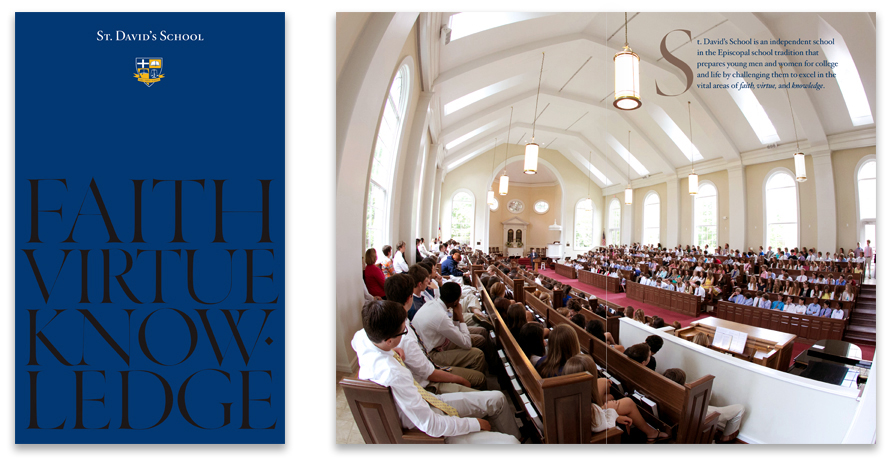 St. David’s School “Vision and Values” brochure