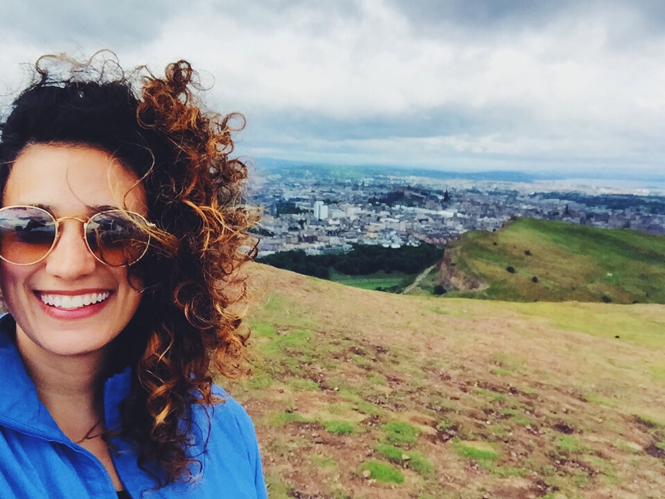 A recent hike up to Arthur's Seat in Edinburgh