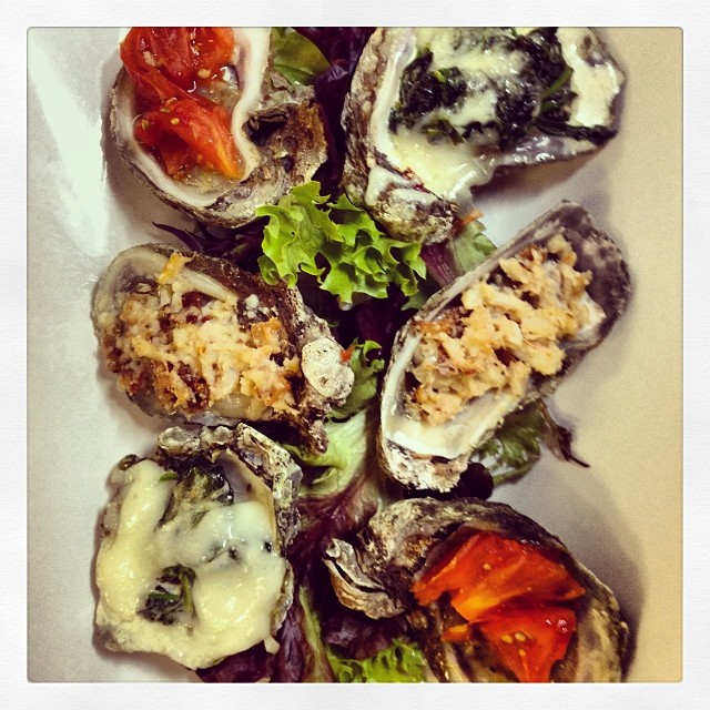 Oysters 3 Ways