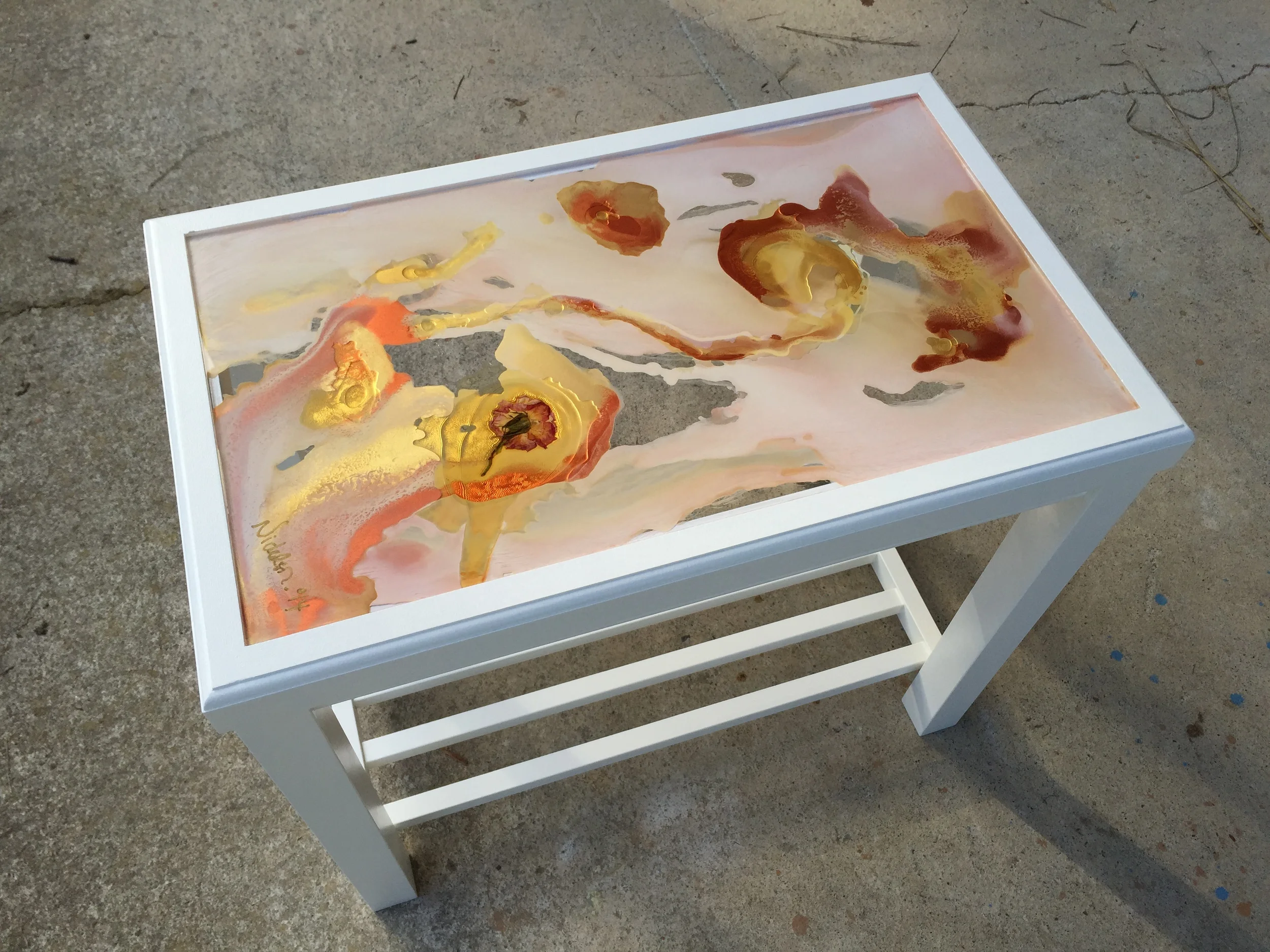 "The Little Bathroom Table" 2014