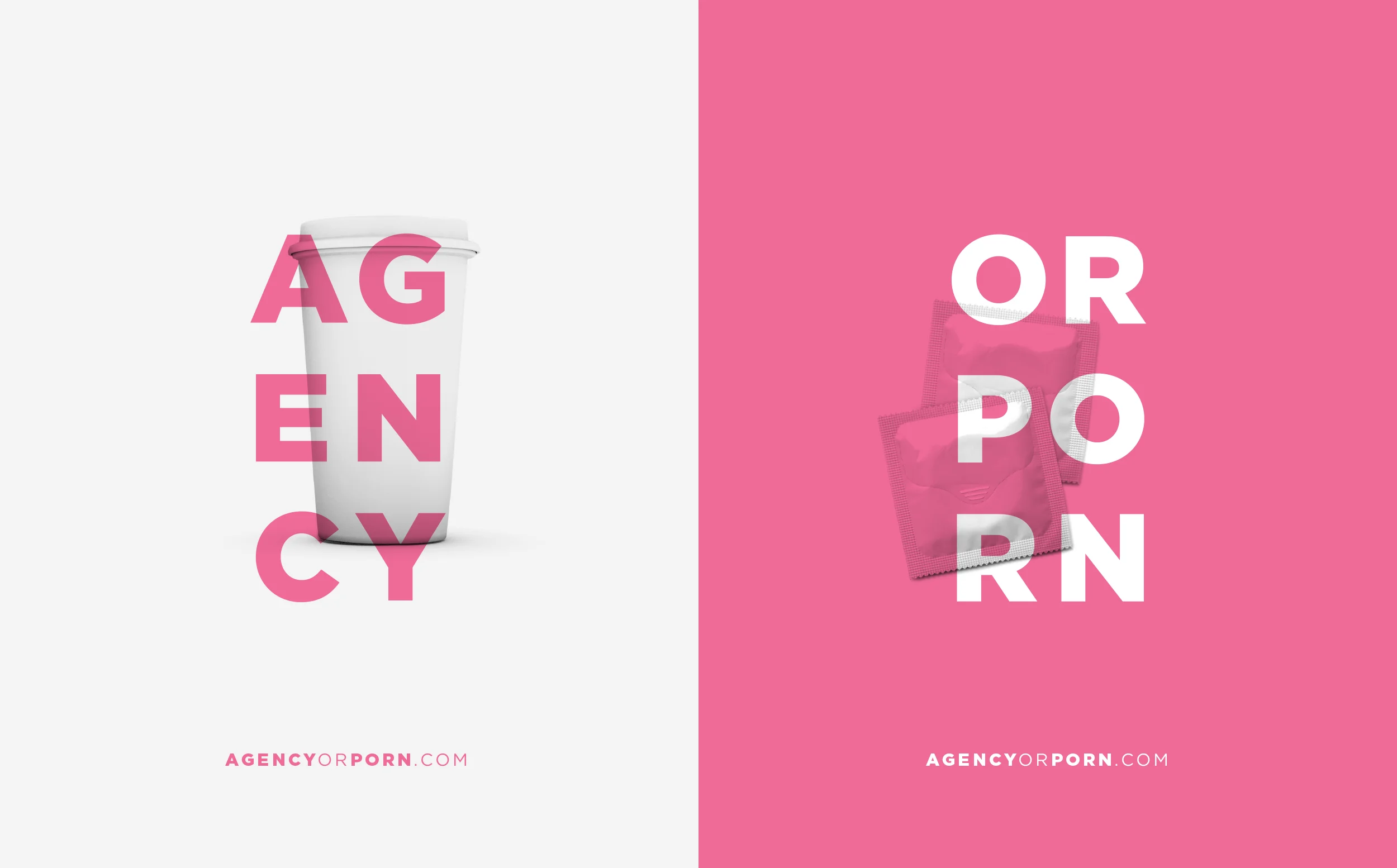 We created a game comparing the similarities between the titles of adult films and names of creative agencies from around the world.