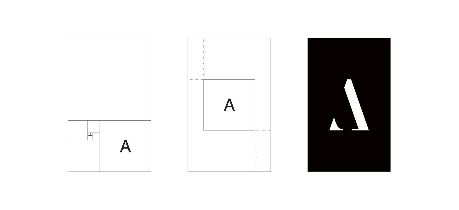Three main elements form the basis of this rebrand: the structural foundations of the letter A; the golden rectangle; and the boldness that is Audax’s namesake.
