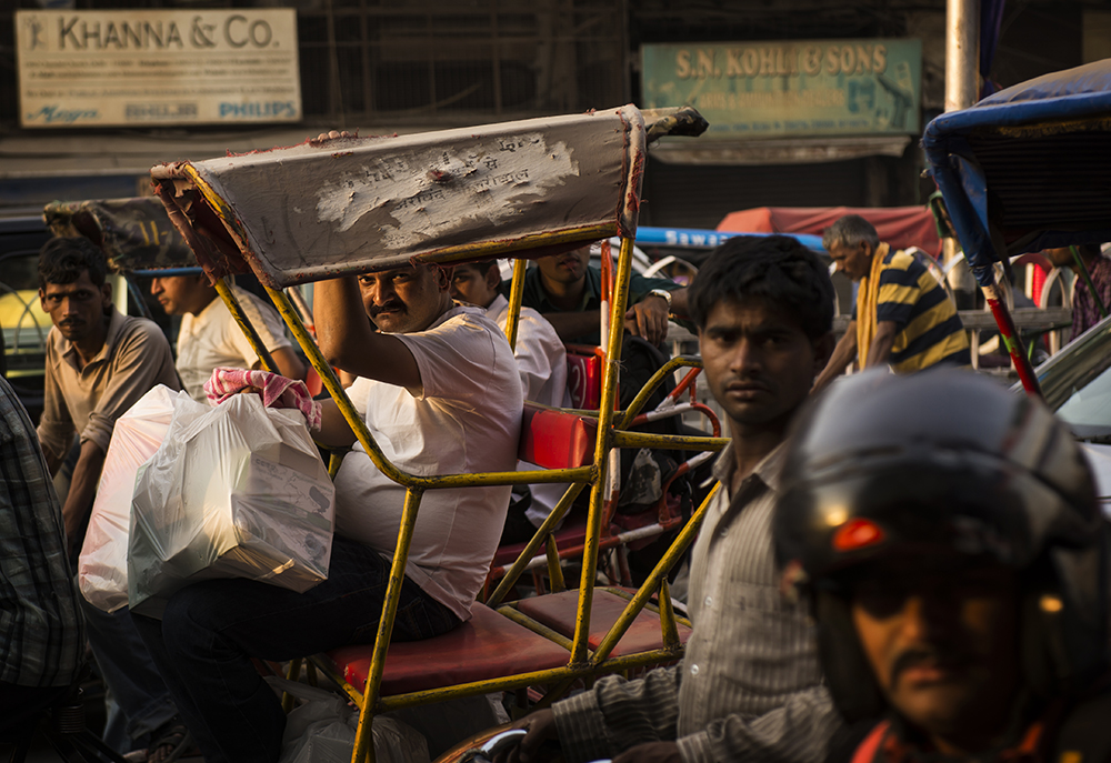 Chandni Chowk is one of the oldest markets in Old Delhi, the torrential streets move at a snail's pace as cars, bikes, rickshaws and cows push through the crowd.