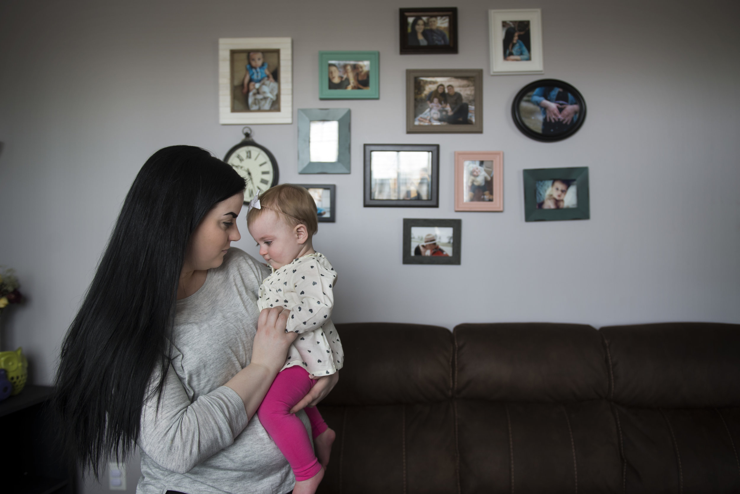 One year later, Kyle McLaren and her fiancé are renting a home with their daughter Dawson, who is now almost one year old. 