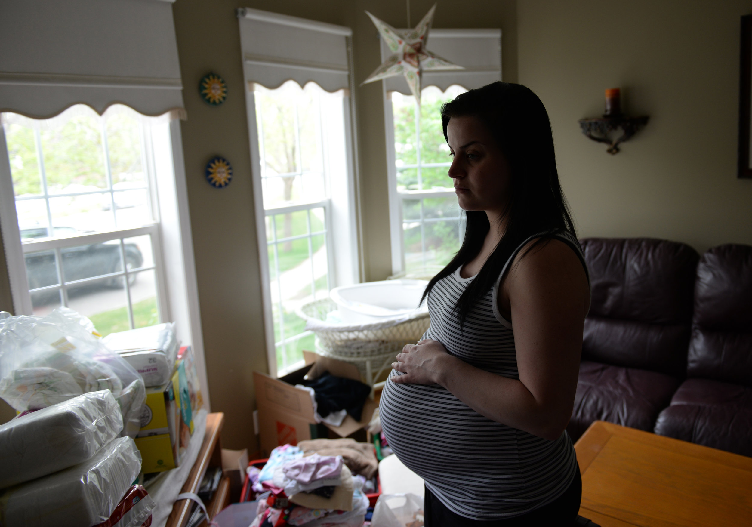 At 40 weeks pregnant, Kyle McLaren took refuge in Calgary during the Fort McMurrary wildfire. She soon discovered that her Abasand home was completely destroyed and she and her fiancé would have to start over. "I just finished putting the nursery together," she said. 