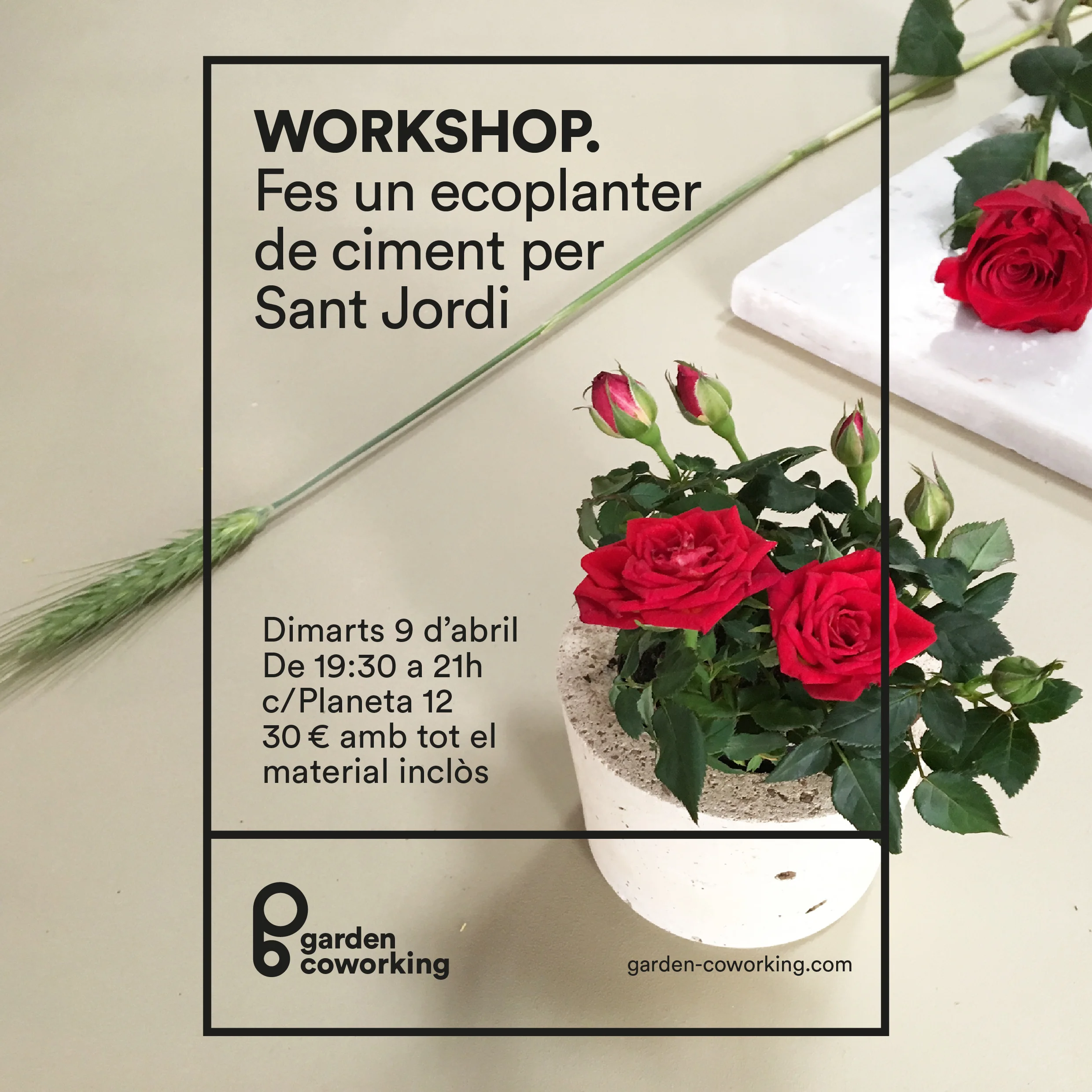 Taller DIY :: Ecoplanter Sant Jordi