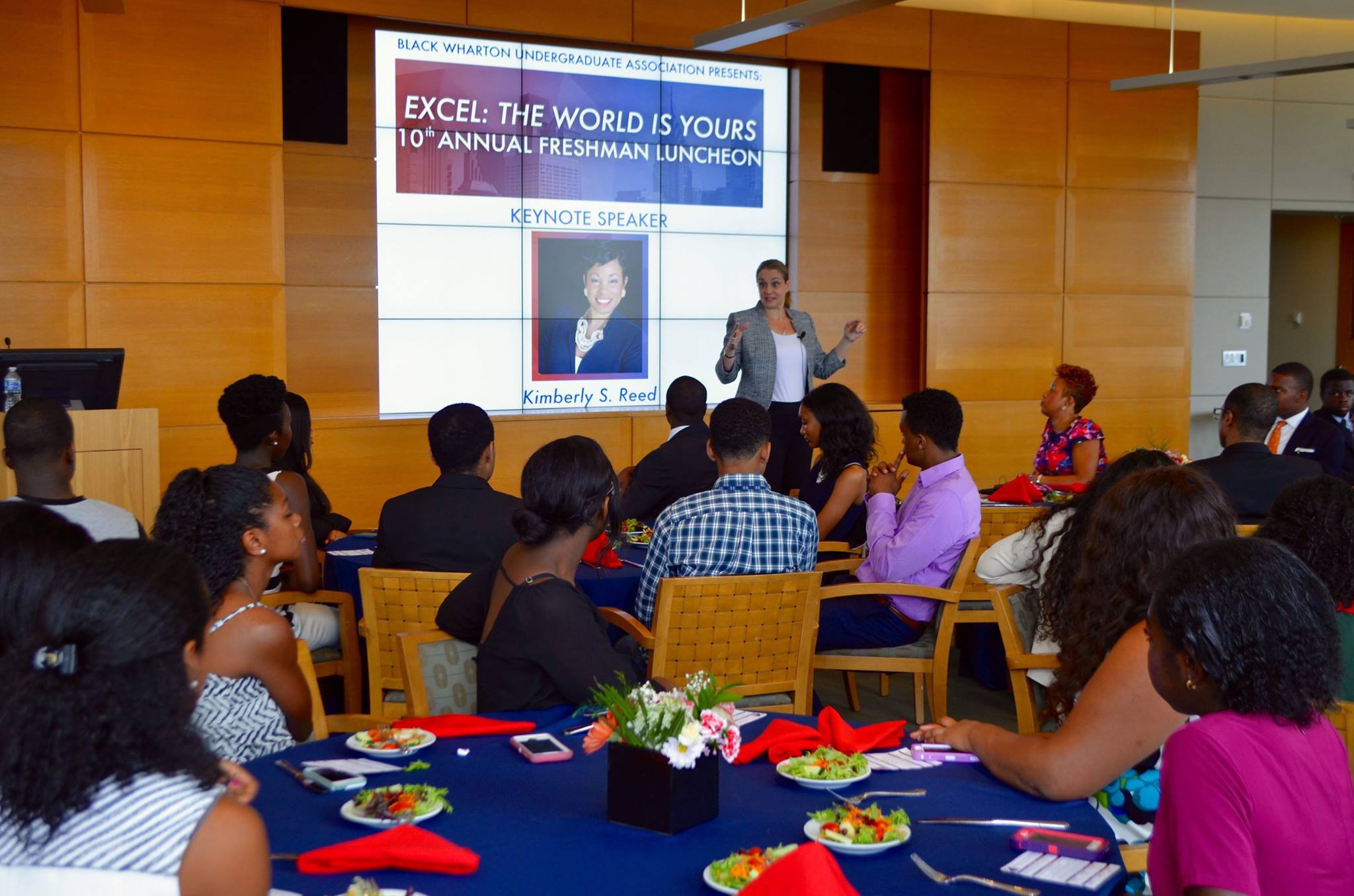 Vice Dean Lori Rosenkopf educates freshmen on the multiple resources they have at their fingertips to help them succeed at Penn. It's a journey from start to finish and freshmen got plenty of tips from the Vice Dean on how to navigate their lives at Penn.