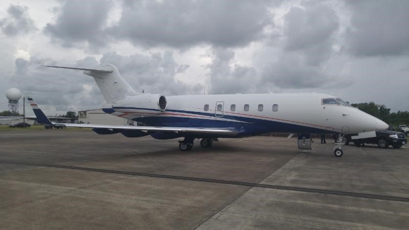 Visit from a Challenger 300