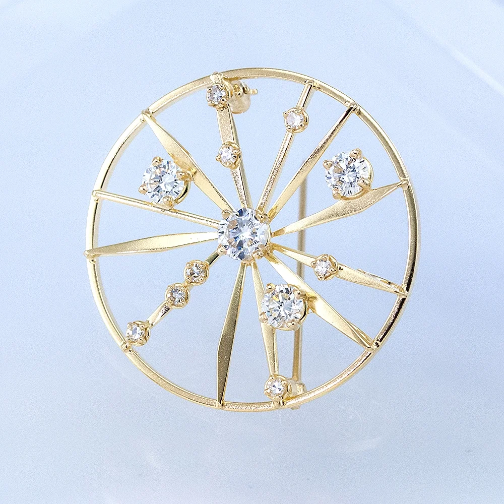 "Revolutionary" Diamond Brooch