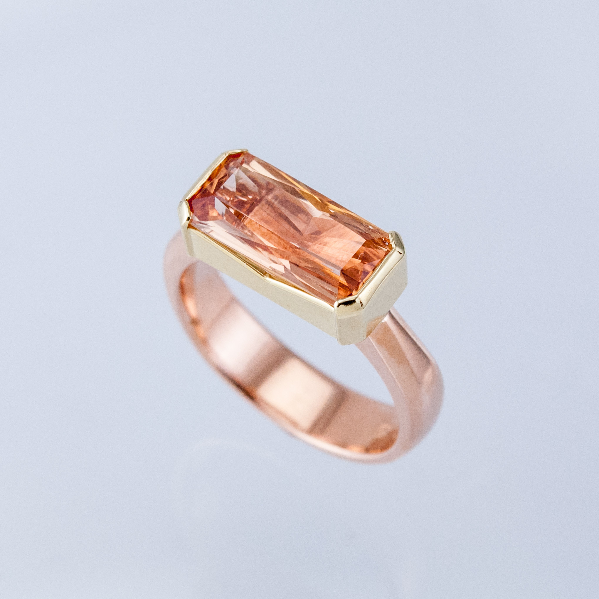 Radiant Topaz Ring