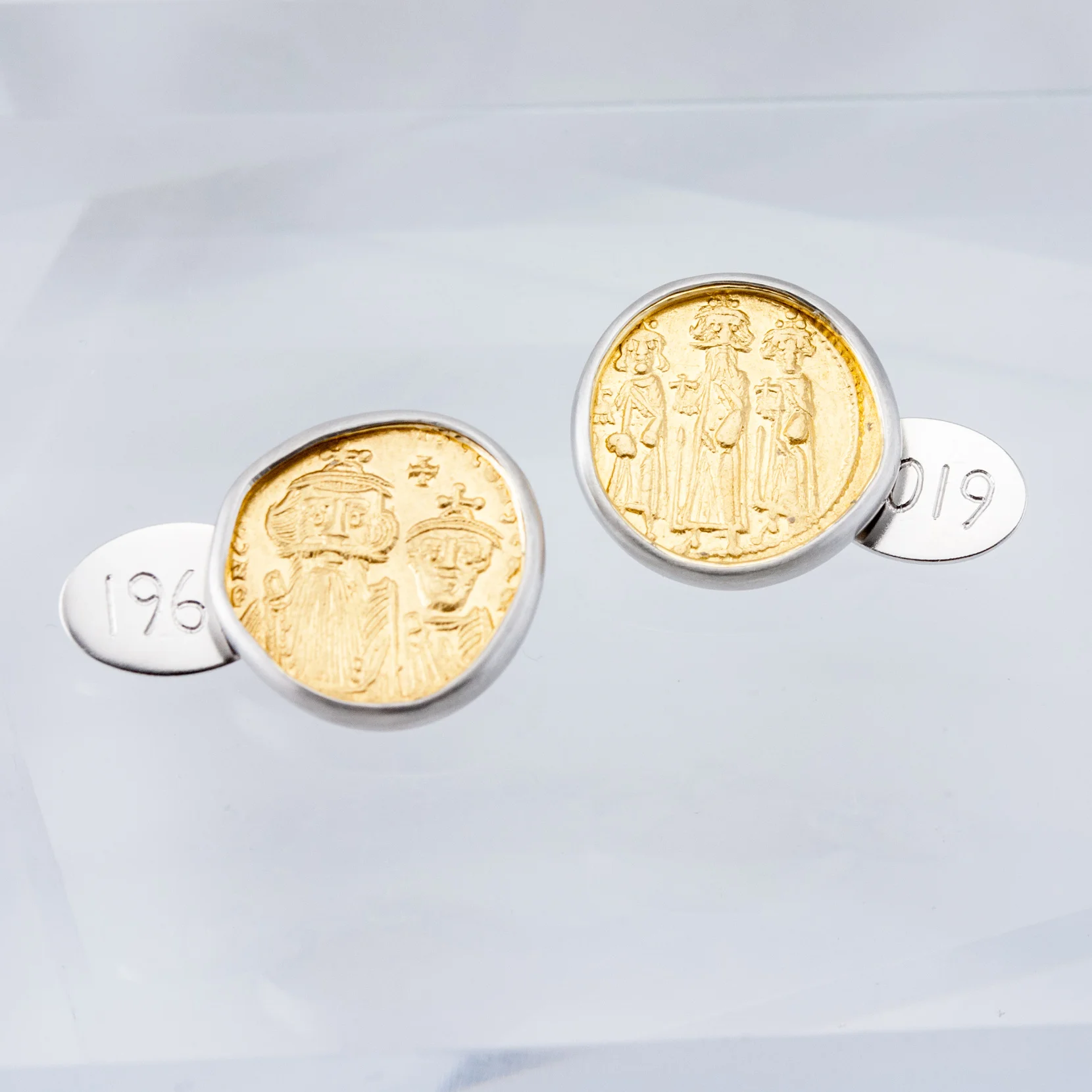 Ancient Gold Coin Cufflinks