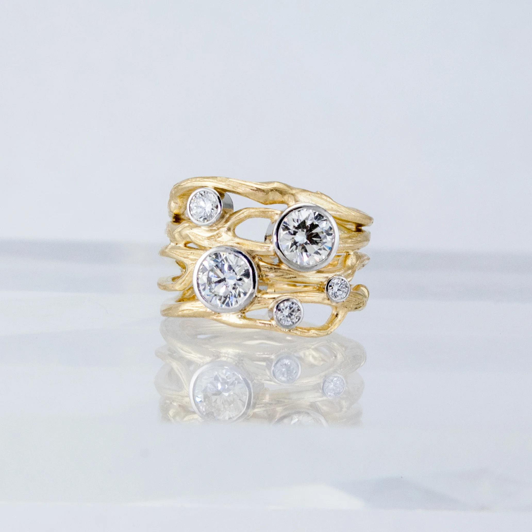 Twigs Diamond Ring