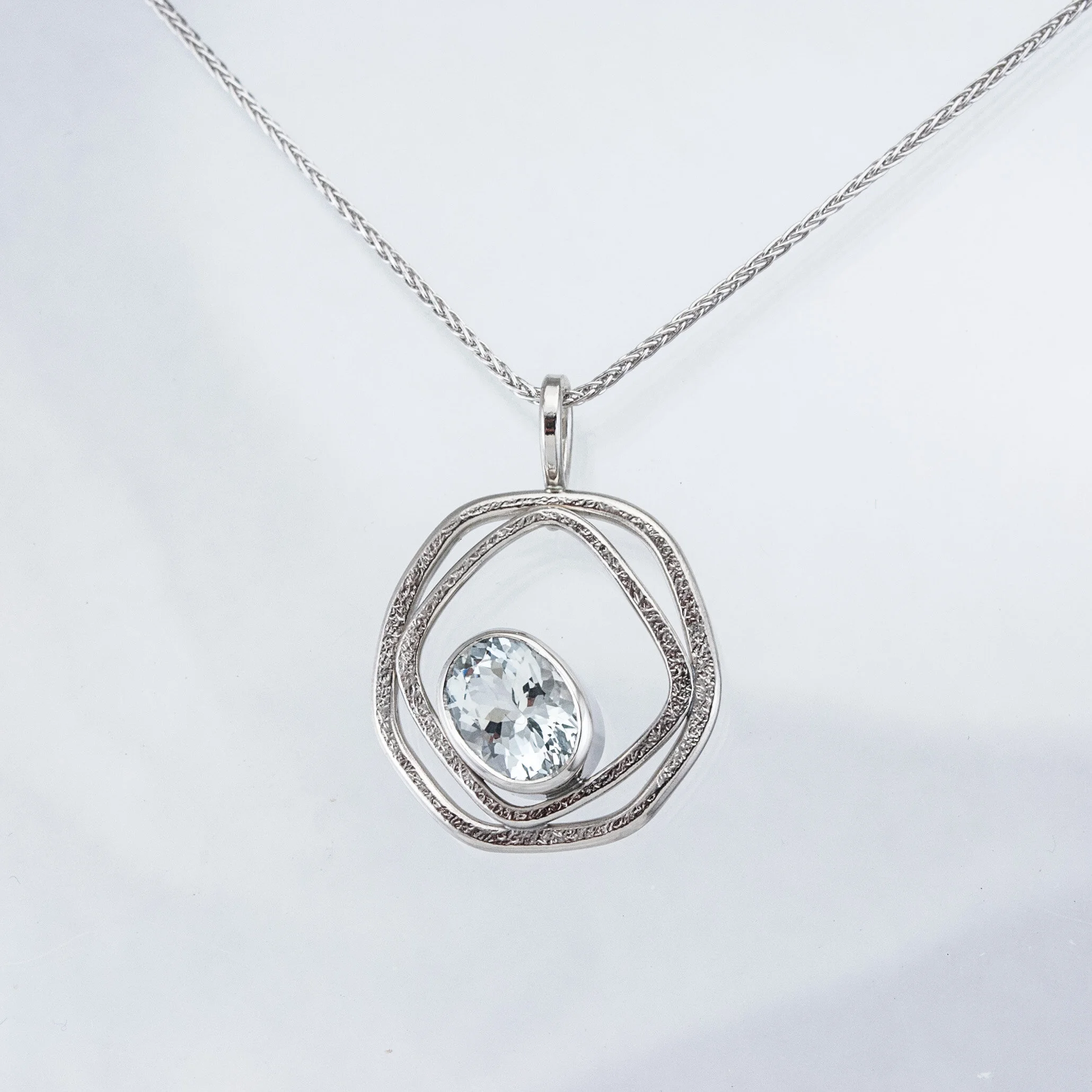 Goshenite GEO Pendant