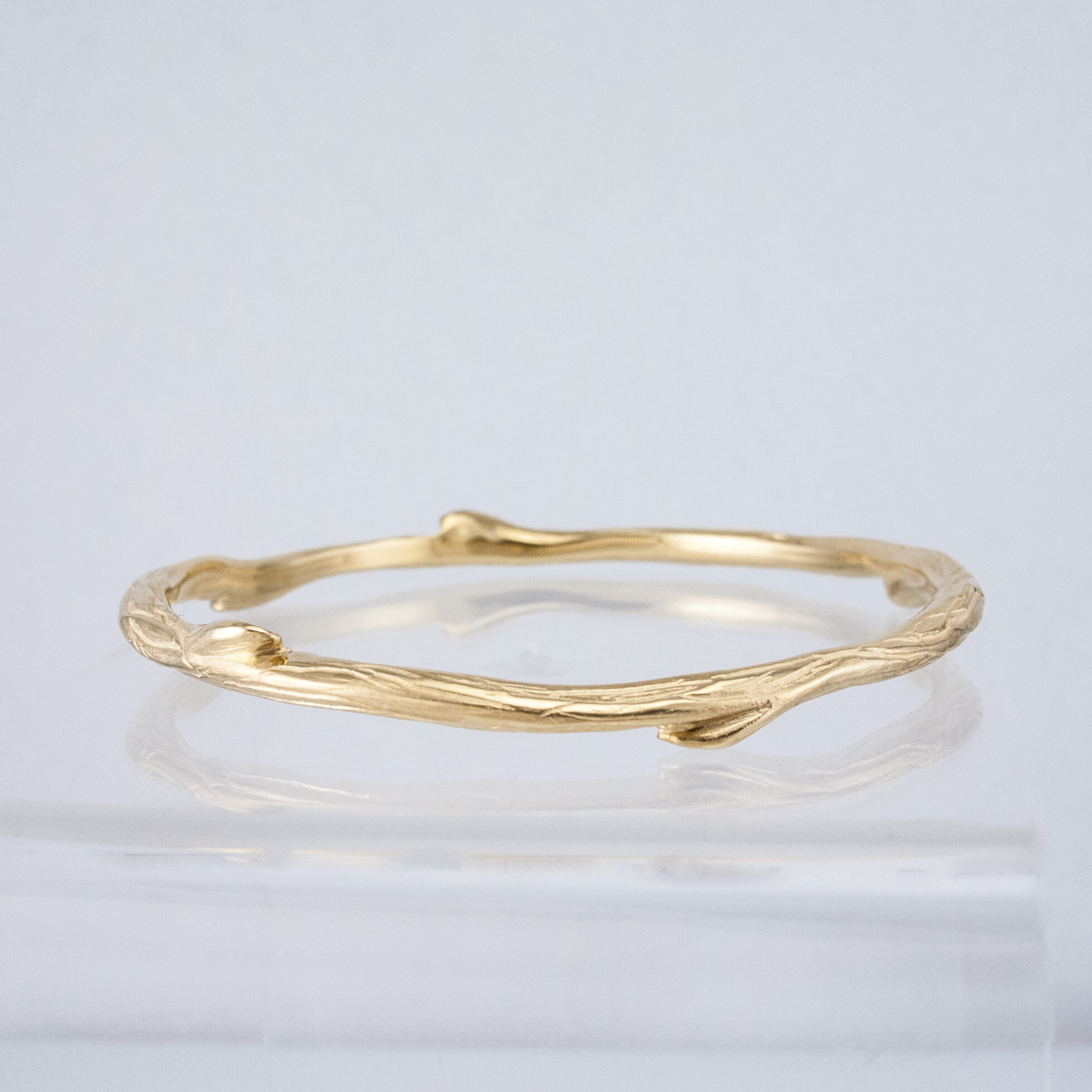 Gold Twig Bangle — Fairbank and Perry Goldsmiths