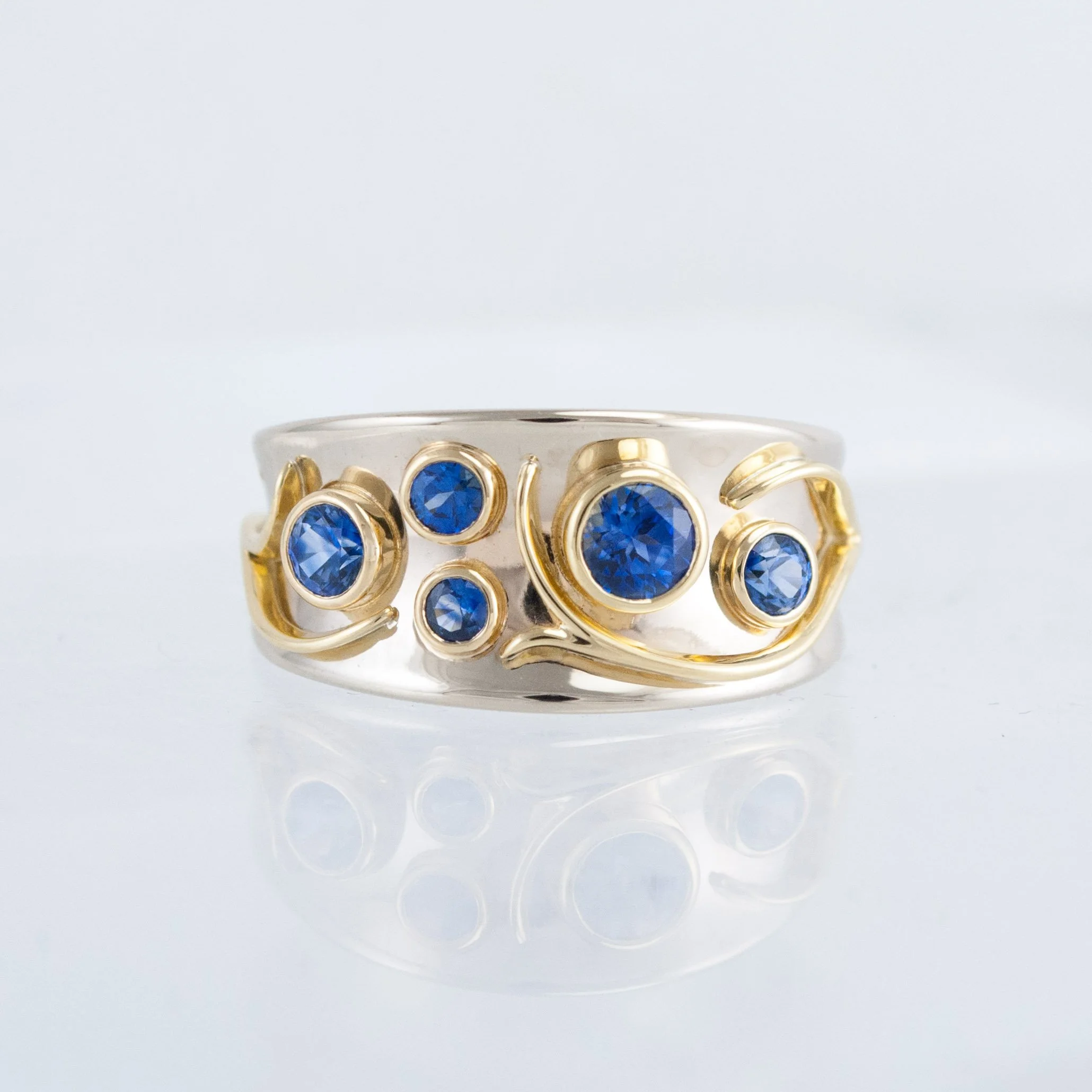 ☆nff☆ bright gem ringblue nff1 Blueberry Patch Ring — Fairbank and Perry Goldsmiths