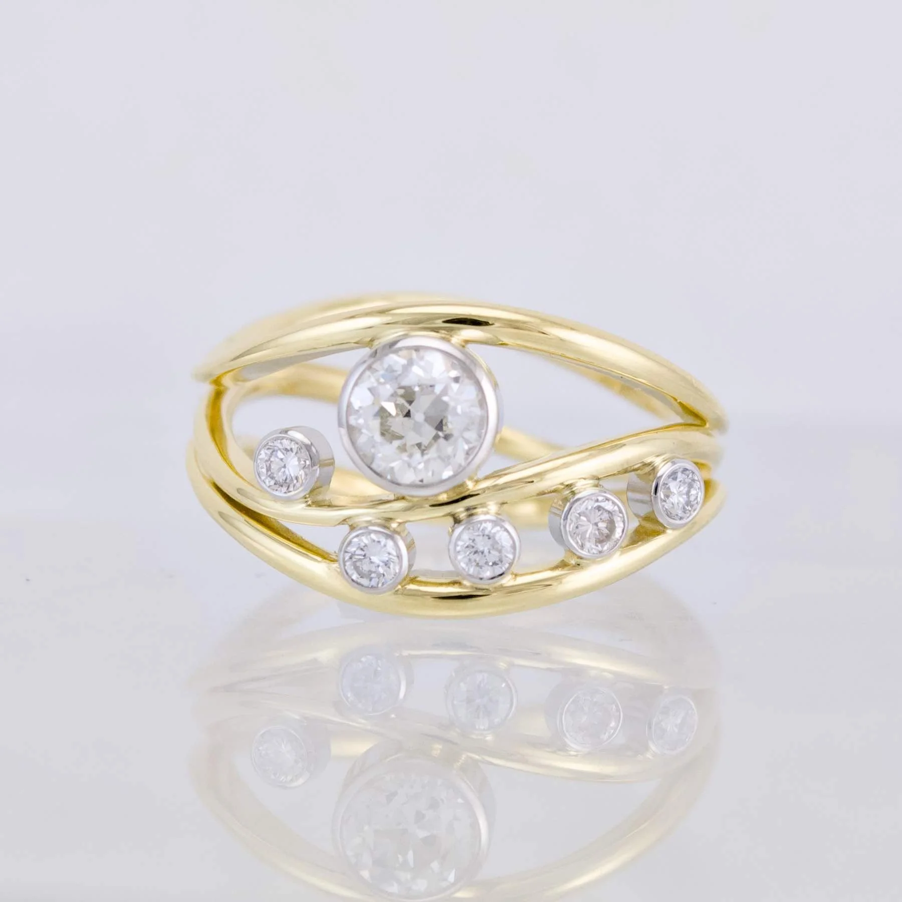 Custom Diamond Triality Ring