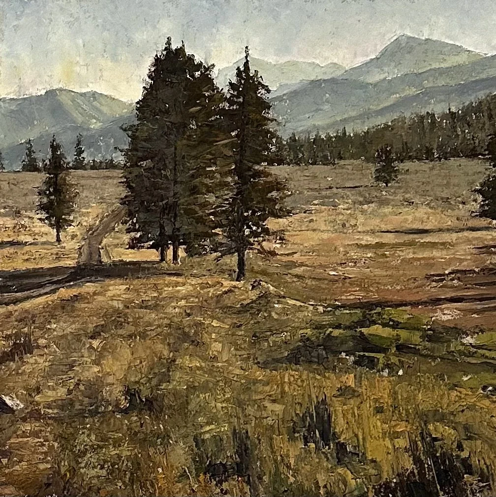 "Trail to Montana 2/2" • oil • 24 x 24in