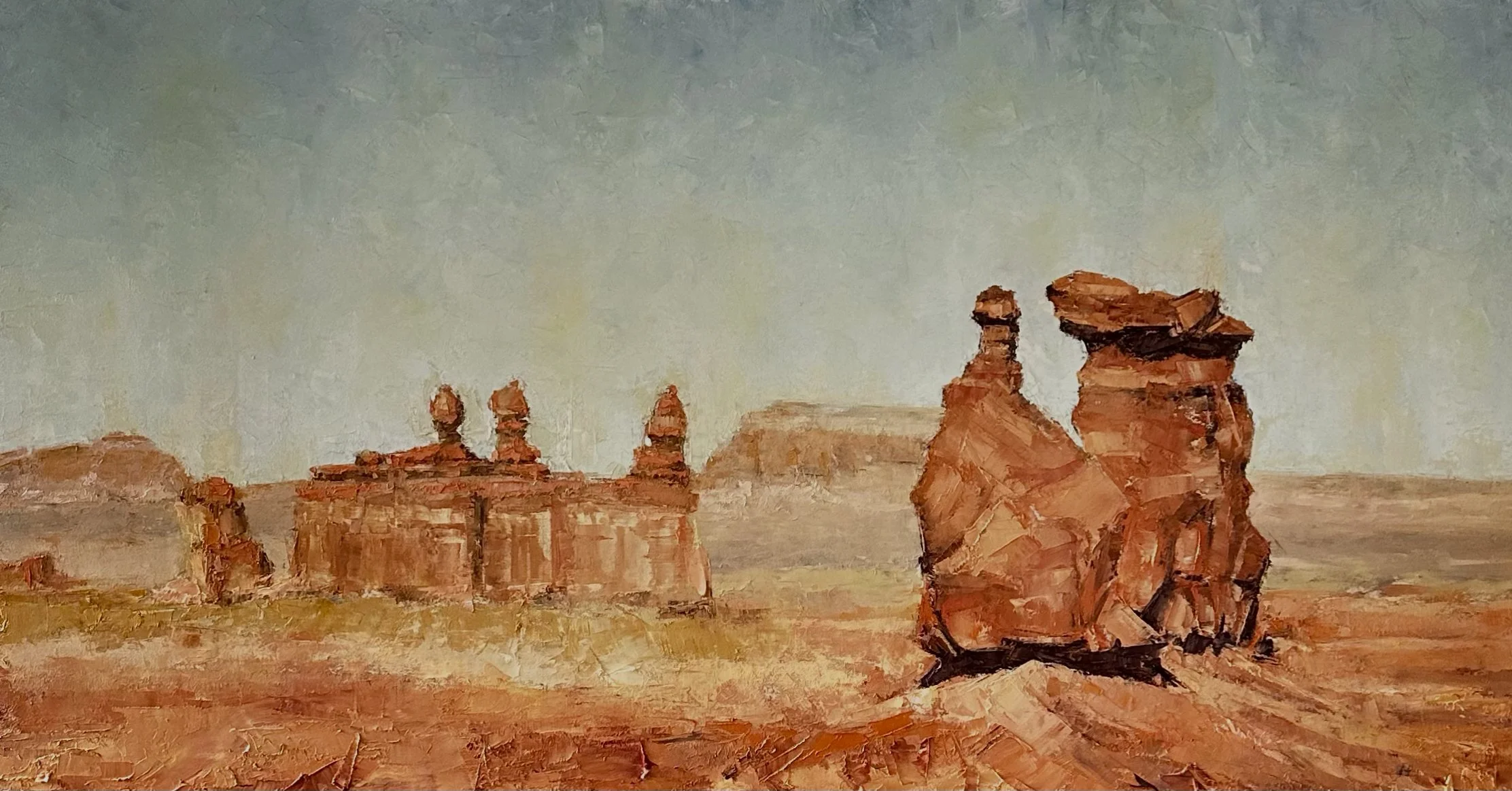"Goblin Valley" • oil • 20 x 40in