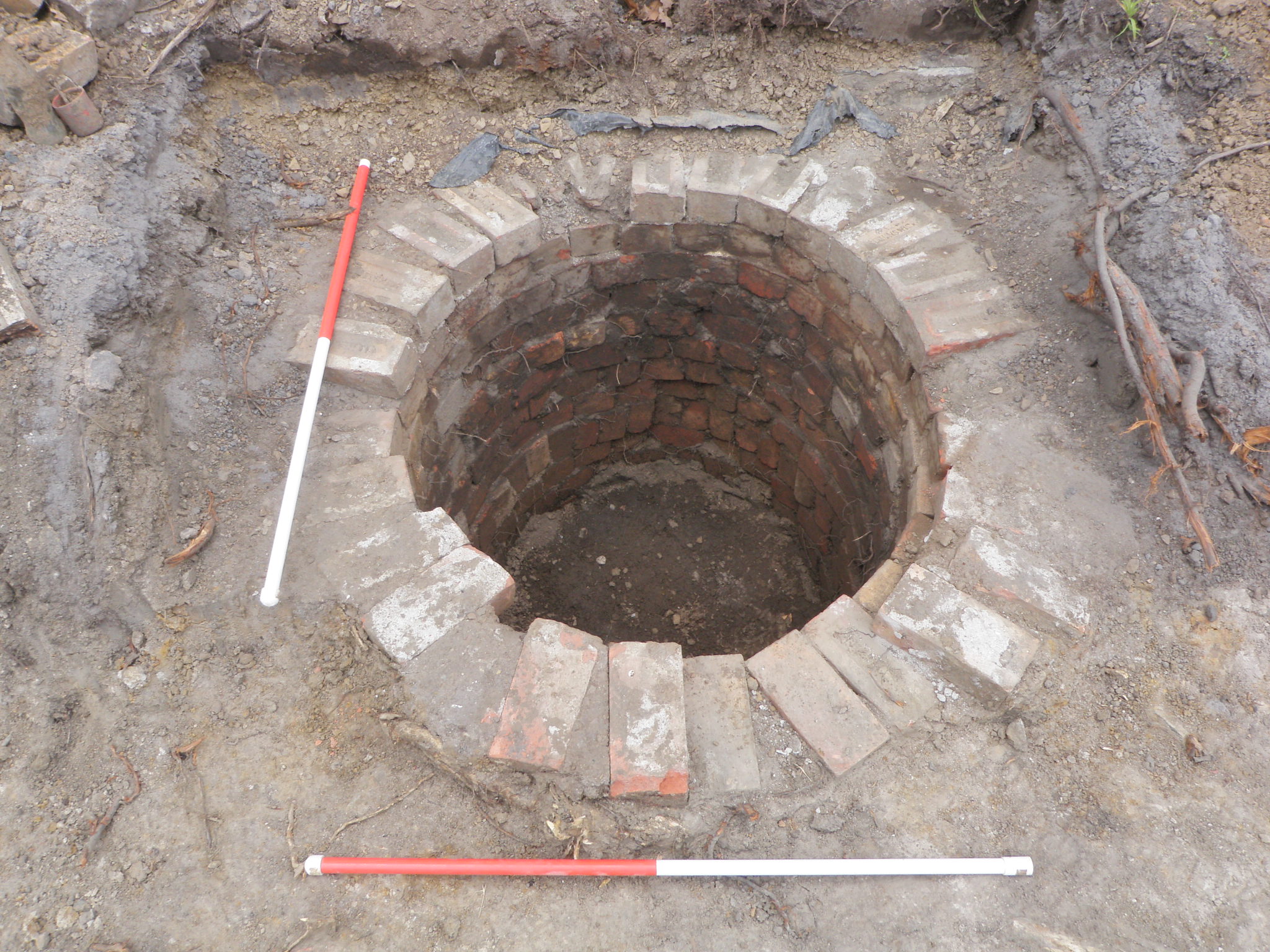 Cistern at the rear of the Cottage Hospital