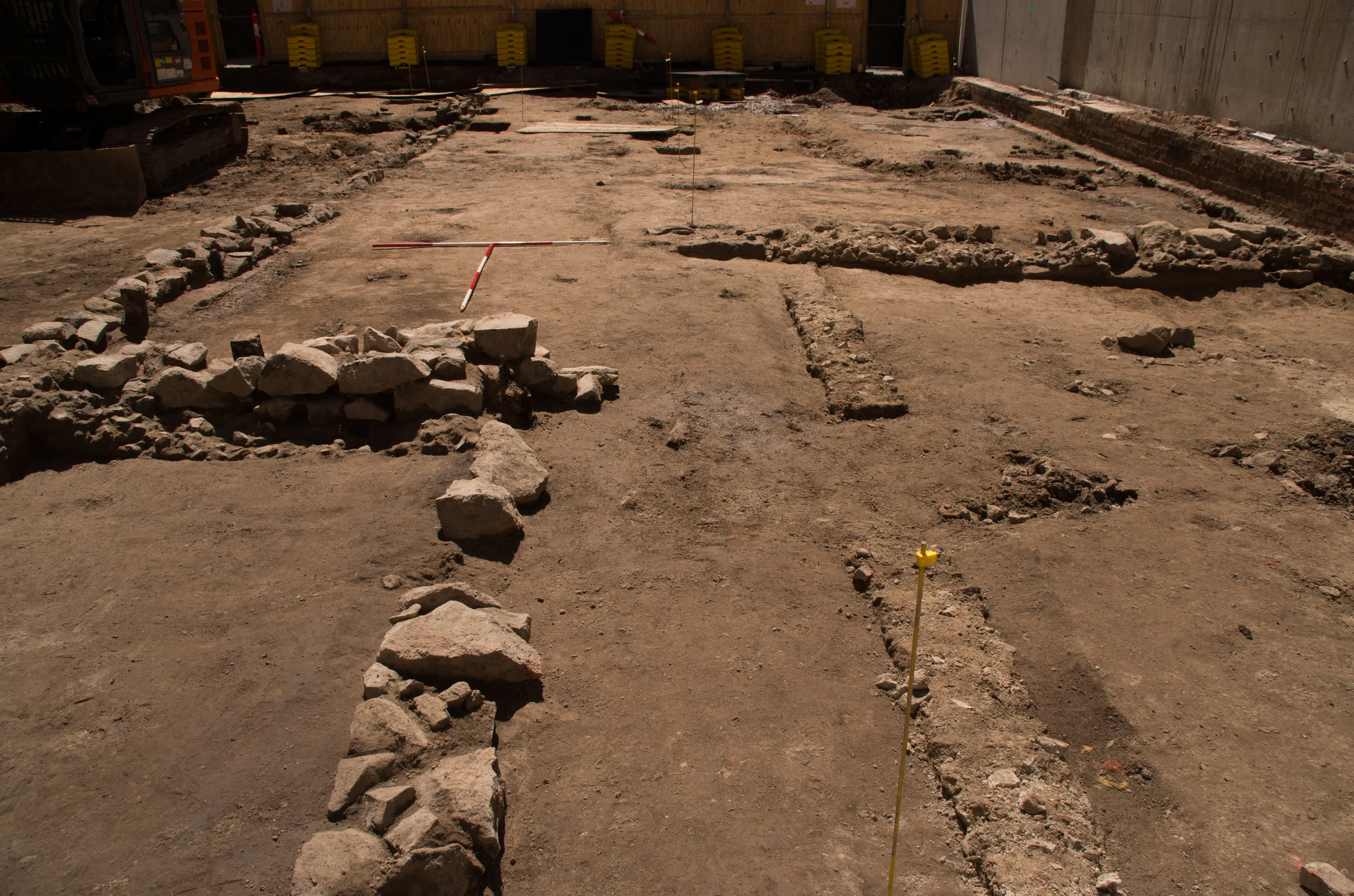 Excavated homestead on Little Lonsdale Street 