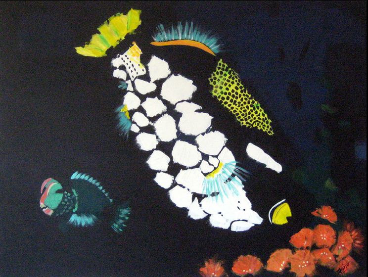 Colors of the Deep Blue