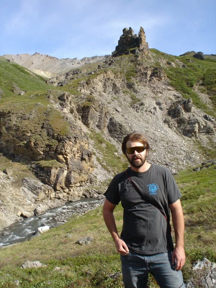 Clint hiking Savage River in Denali National Park.