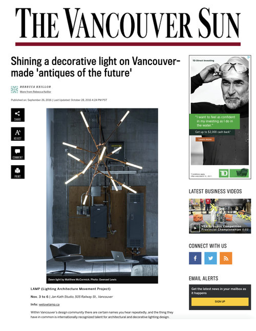 Vancouver Sun October 28, 2016