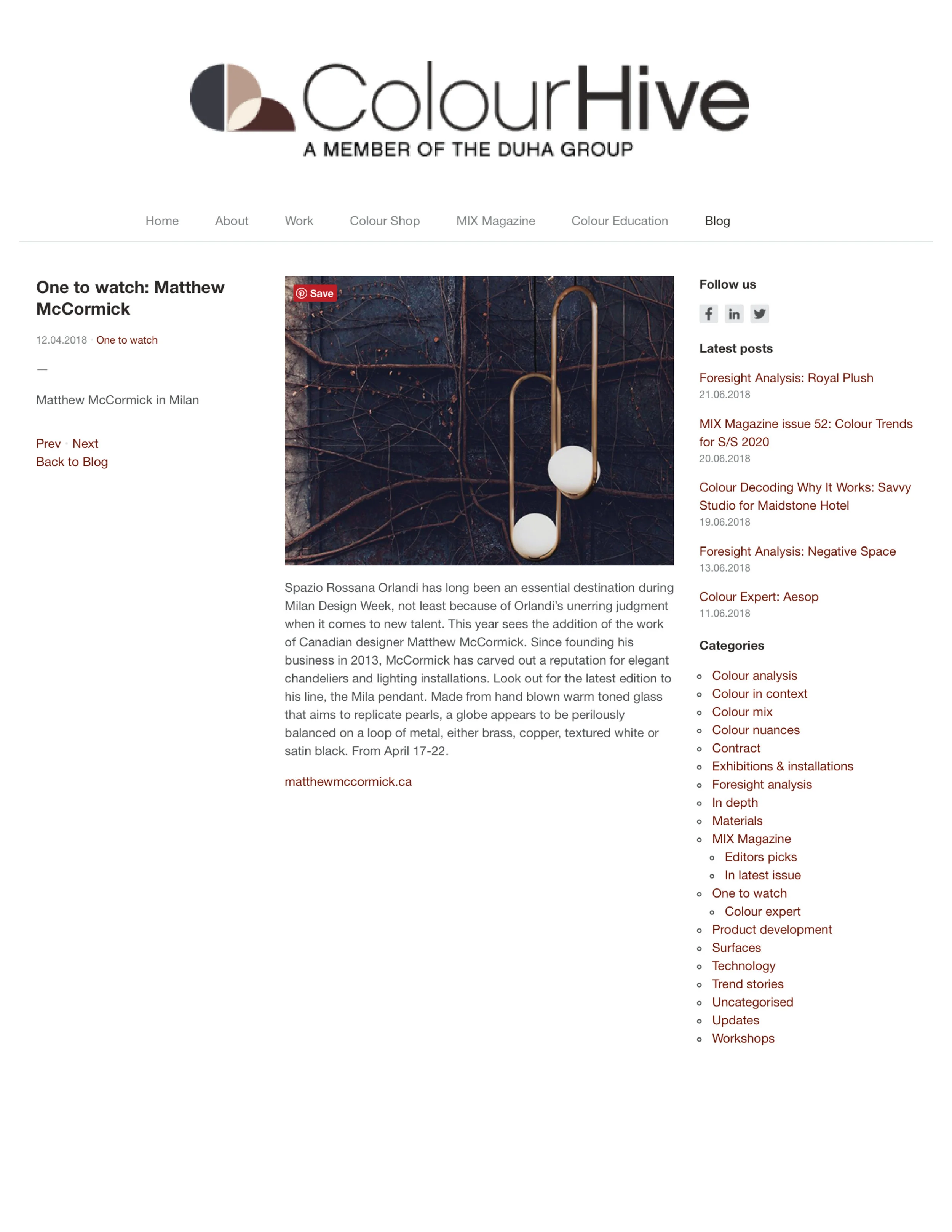 Colour Hive April 2018