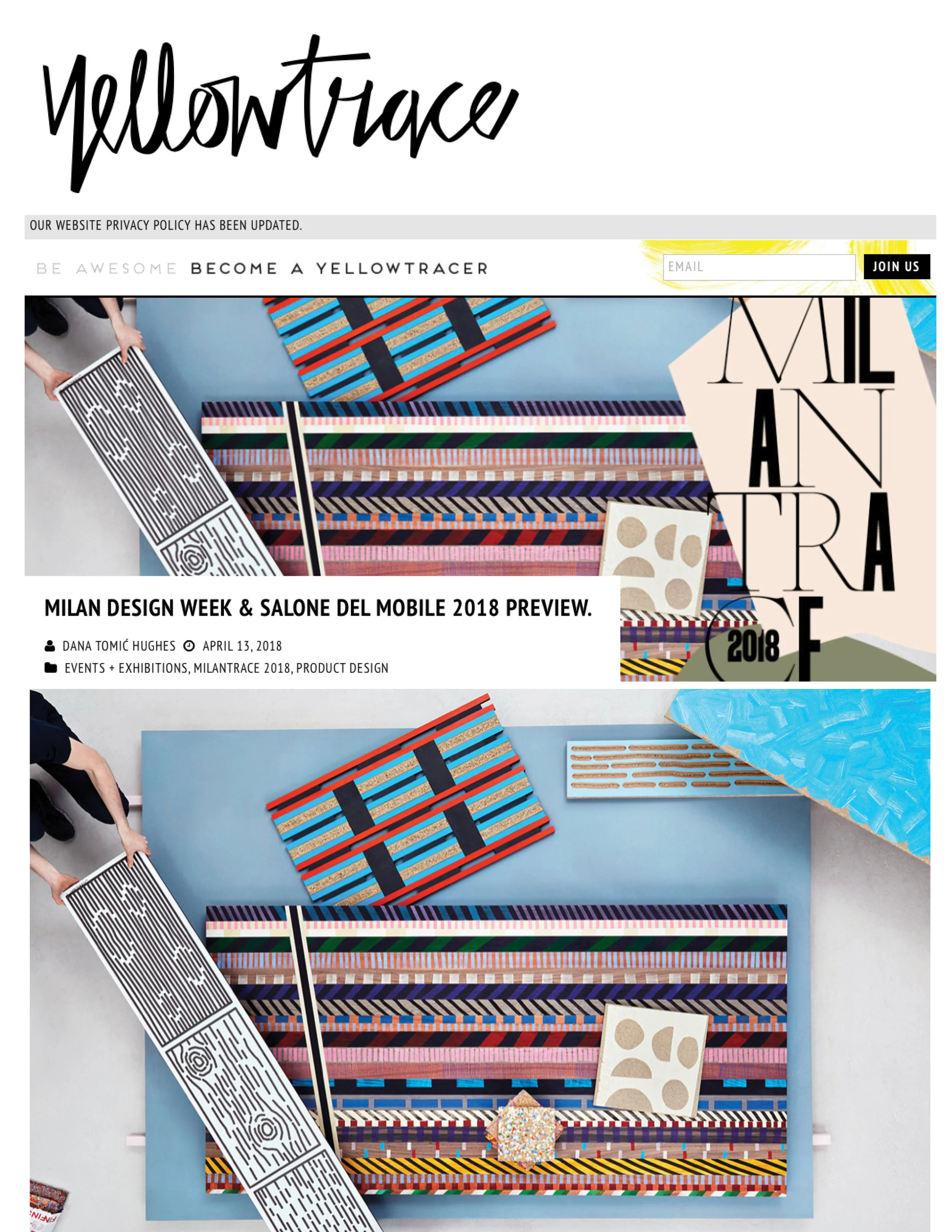 Yellowtrace April 2018
