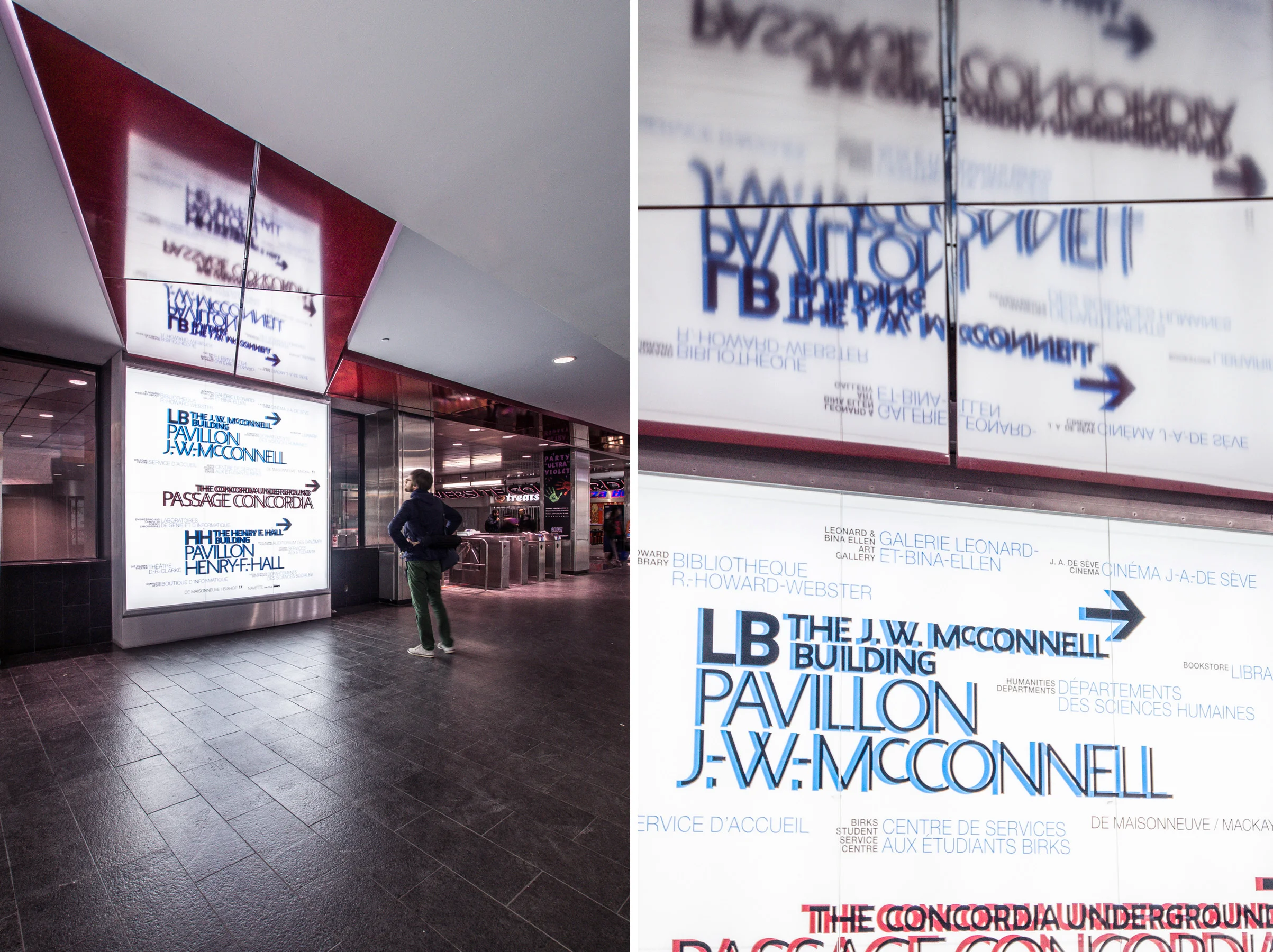 Affichage U. Concordia / Intégral Jean Beaudoin