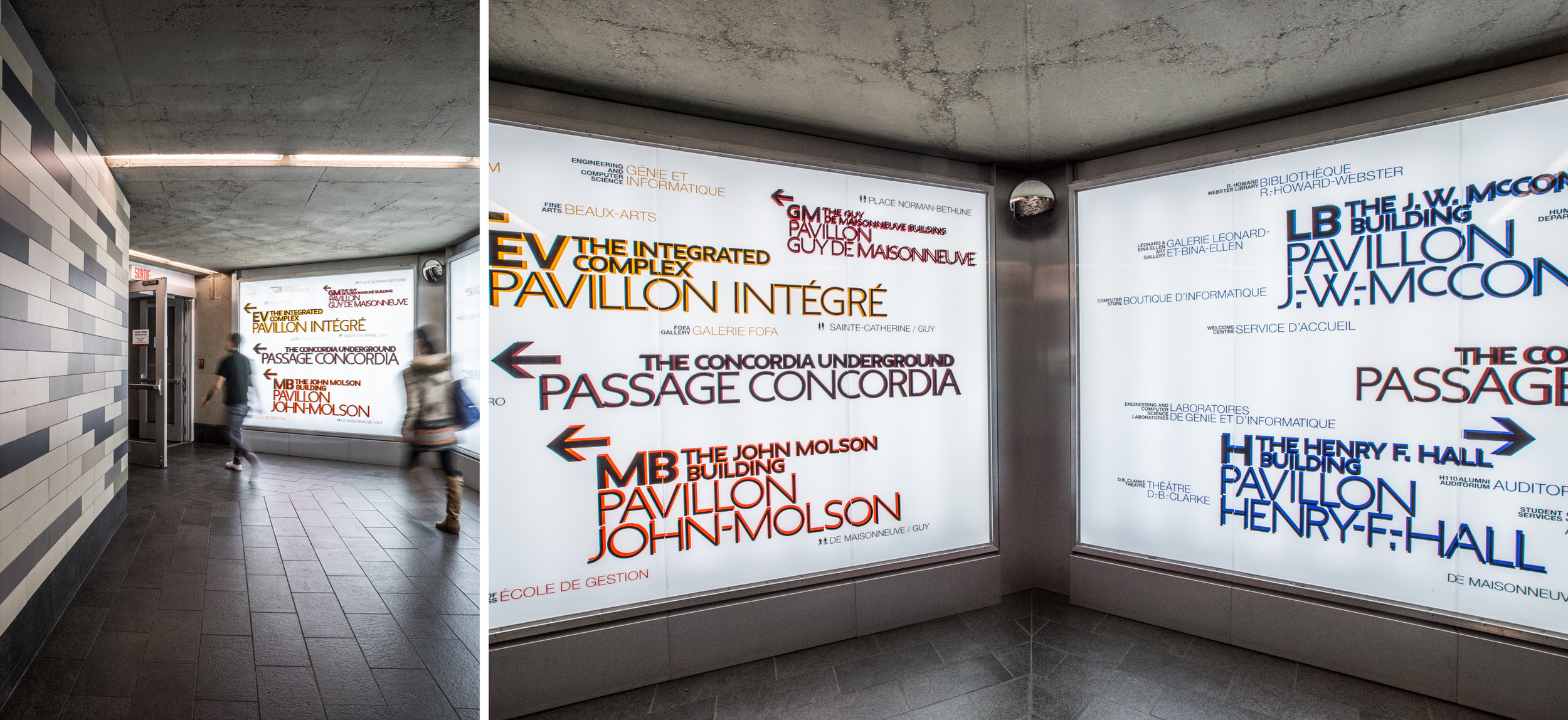 Affichage U. Concordia / Intégral Jean Beaudoin
