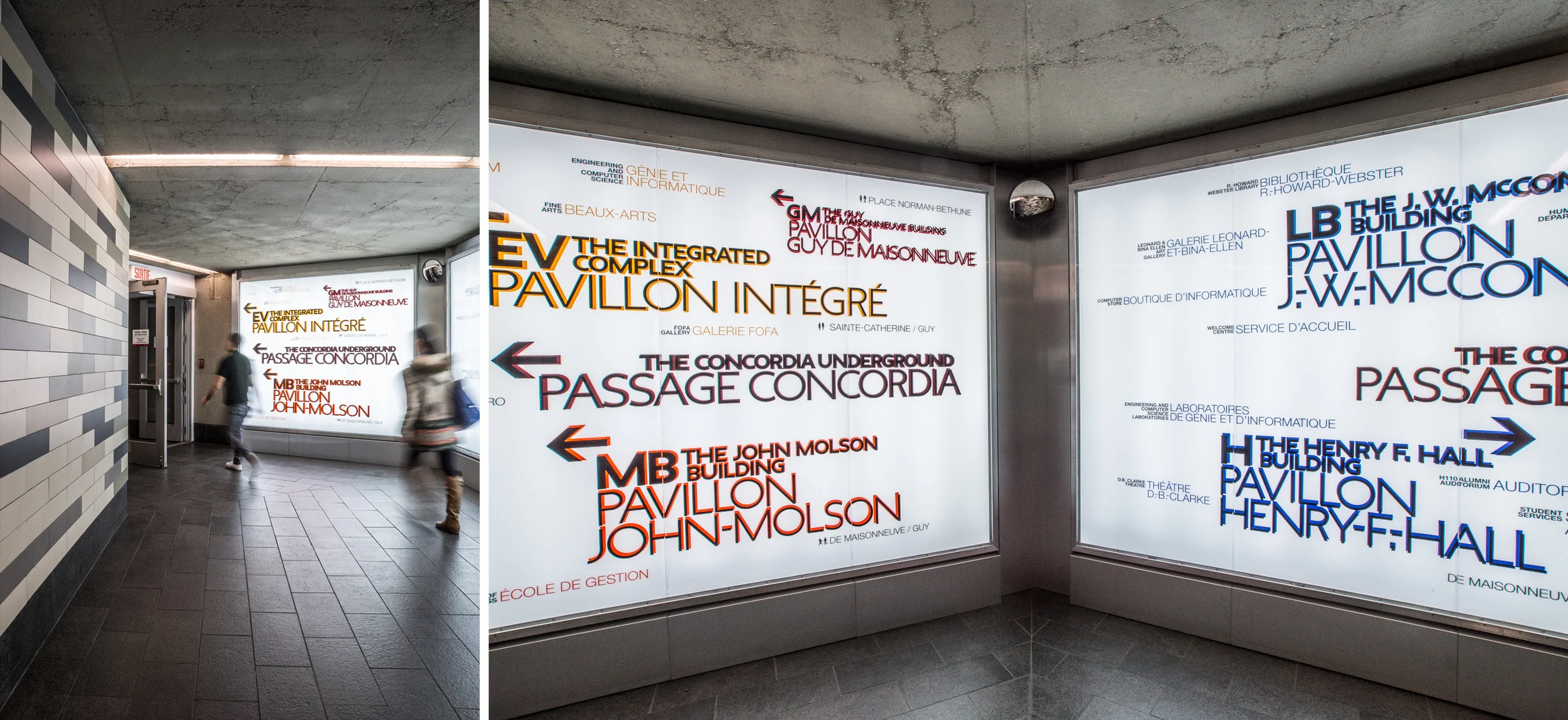 Affichage U. Concordia / Intégral Jean Beaudoin