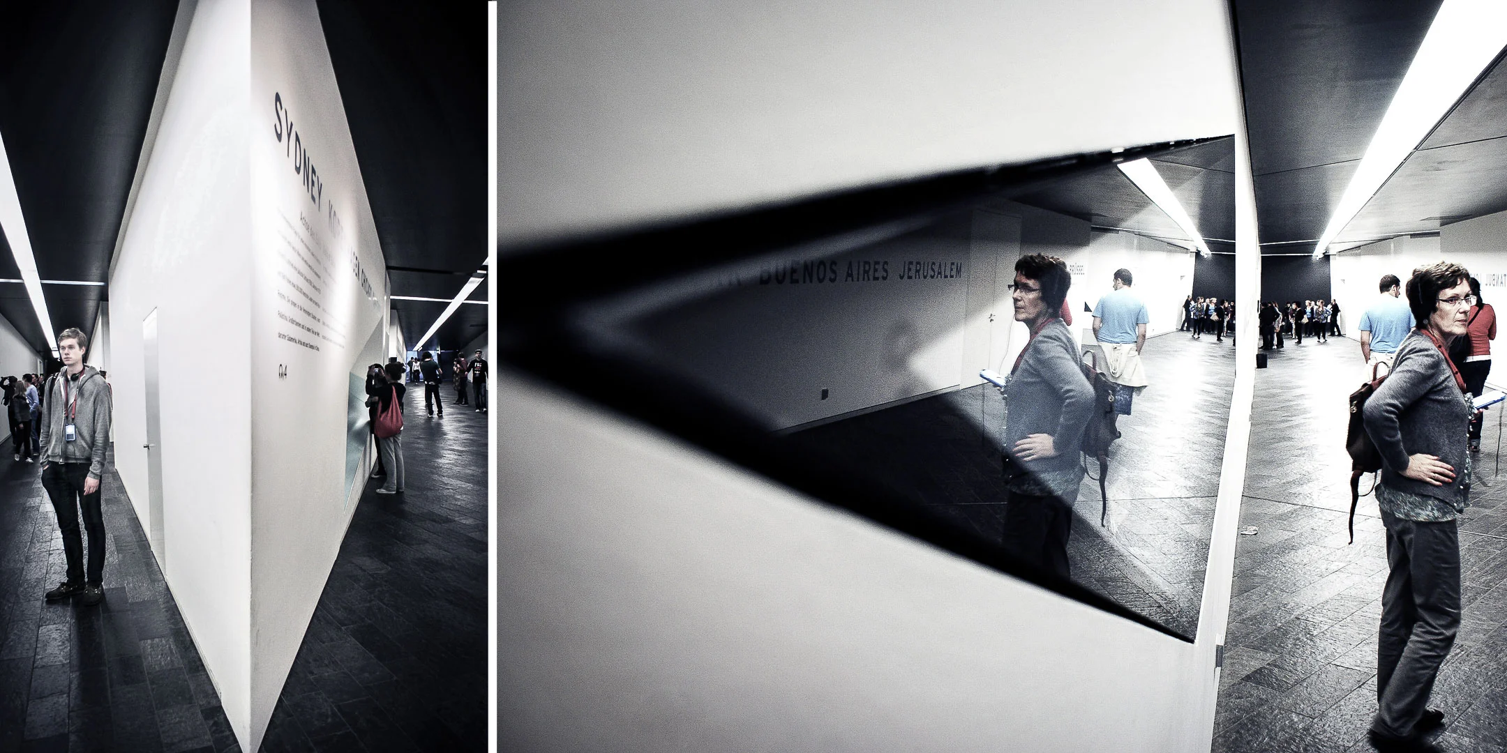 Les touristes / Ce que j'aime visiter dans les musées, ce sont les visiteurs. © Raphaël Thibodeau