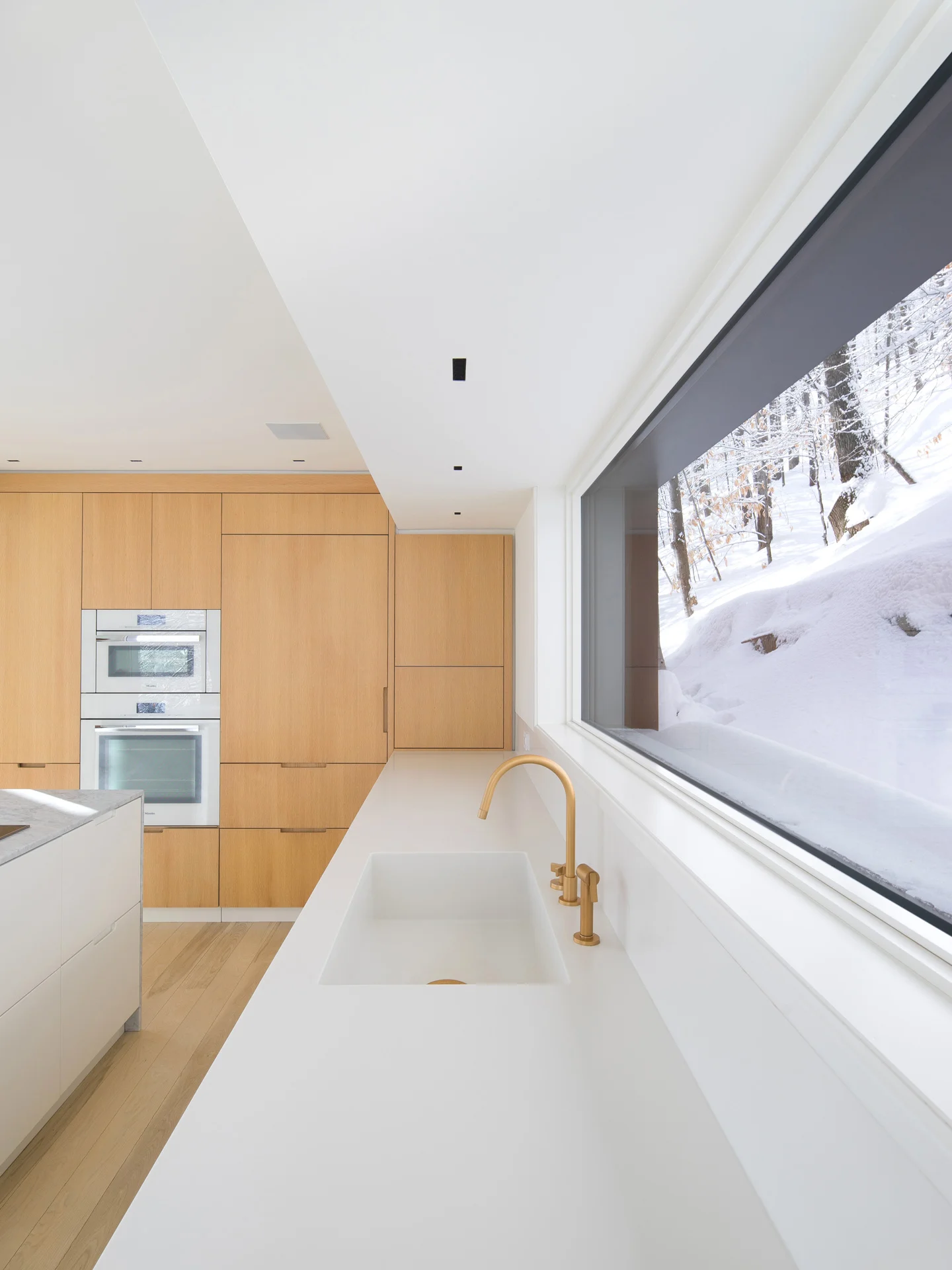 <<<<< BACK Résidence Maribou, par Alain Carle Architecte © Raphaël Thibodeau