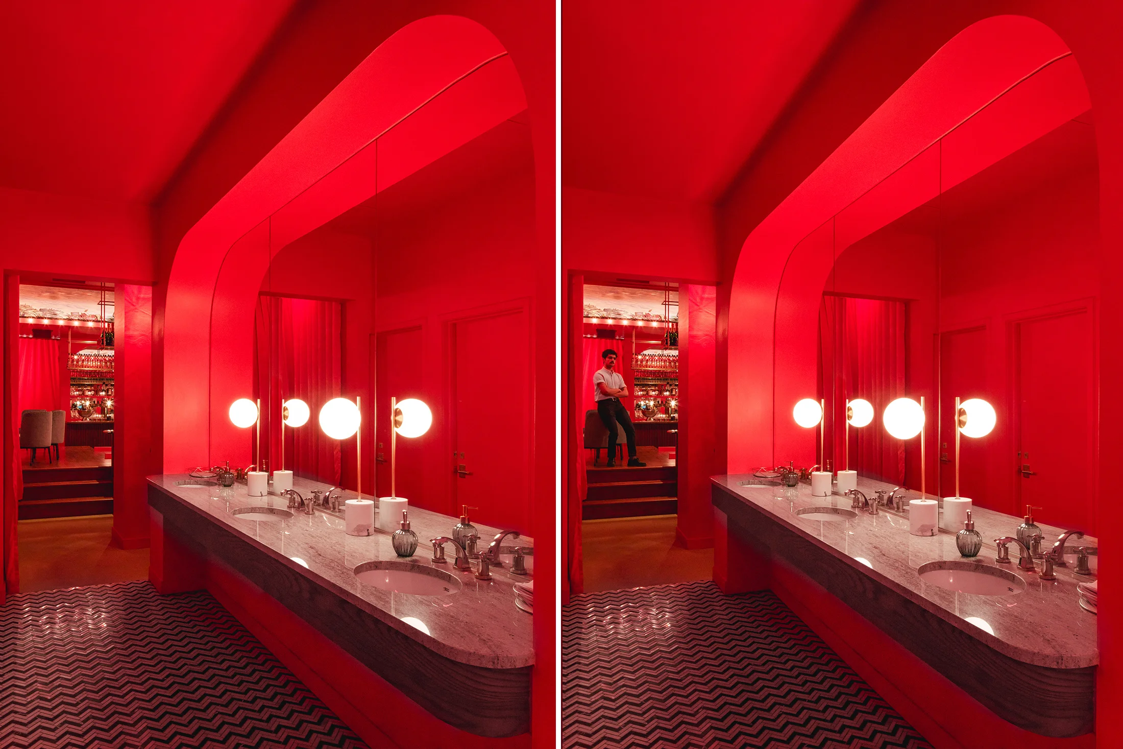 <<<<< BACK Bar Vol de nuit, par Alain Carle Architecte © Raphaël Thibodeau