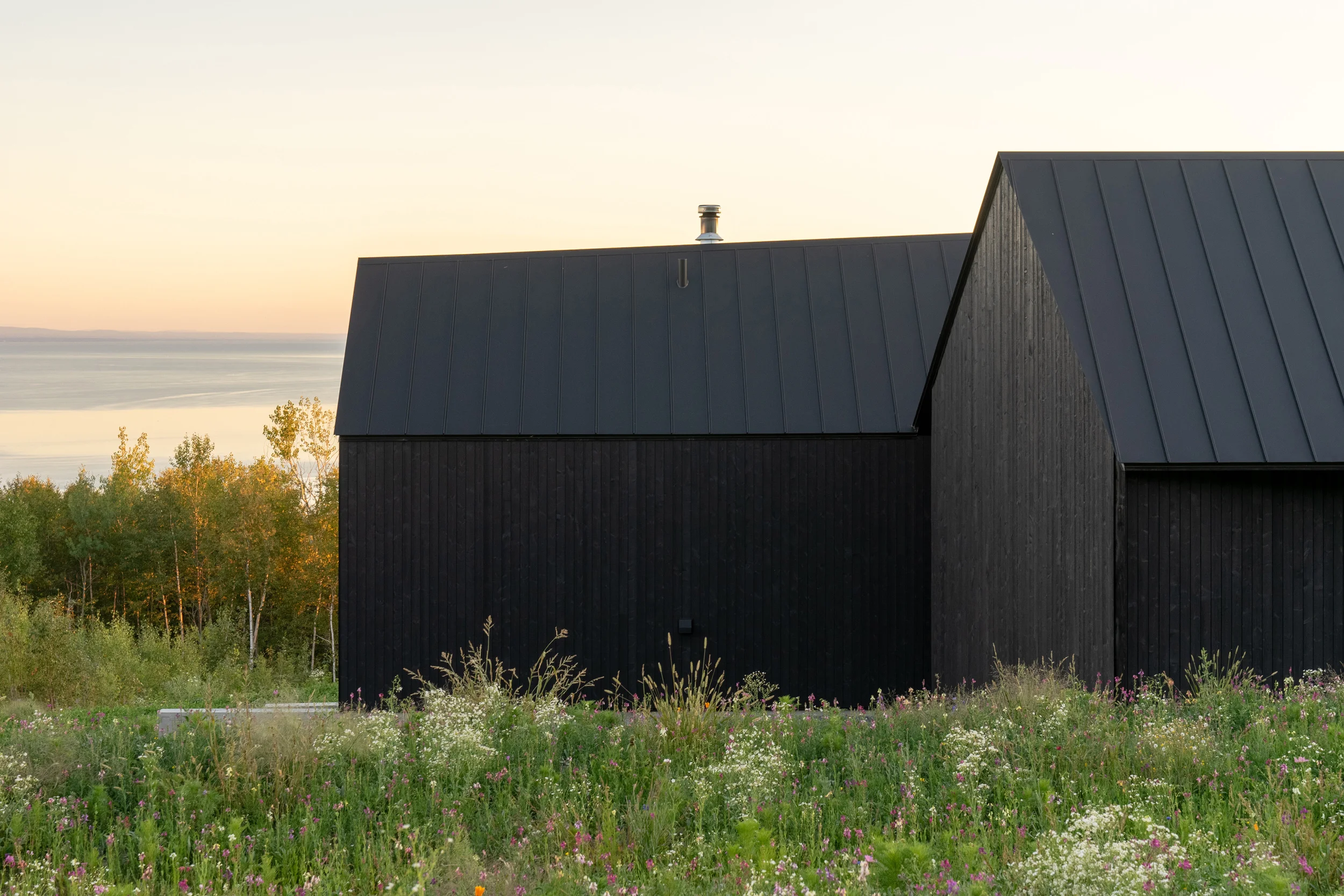<<<<< BACK Les Roquals, par Alain Carle Architecte © Raphaël Thibodeau