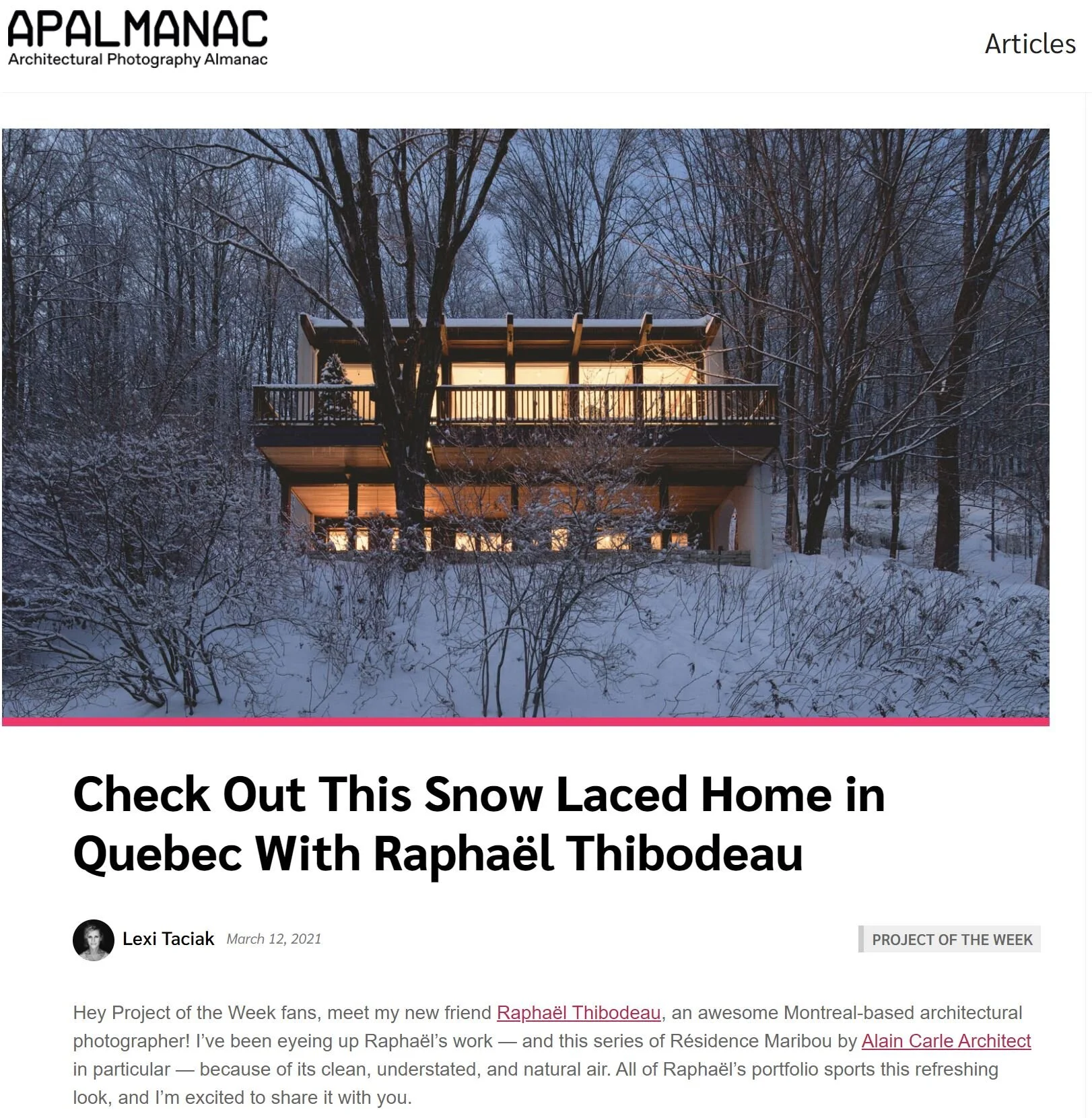 Architectural Photography Almanac