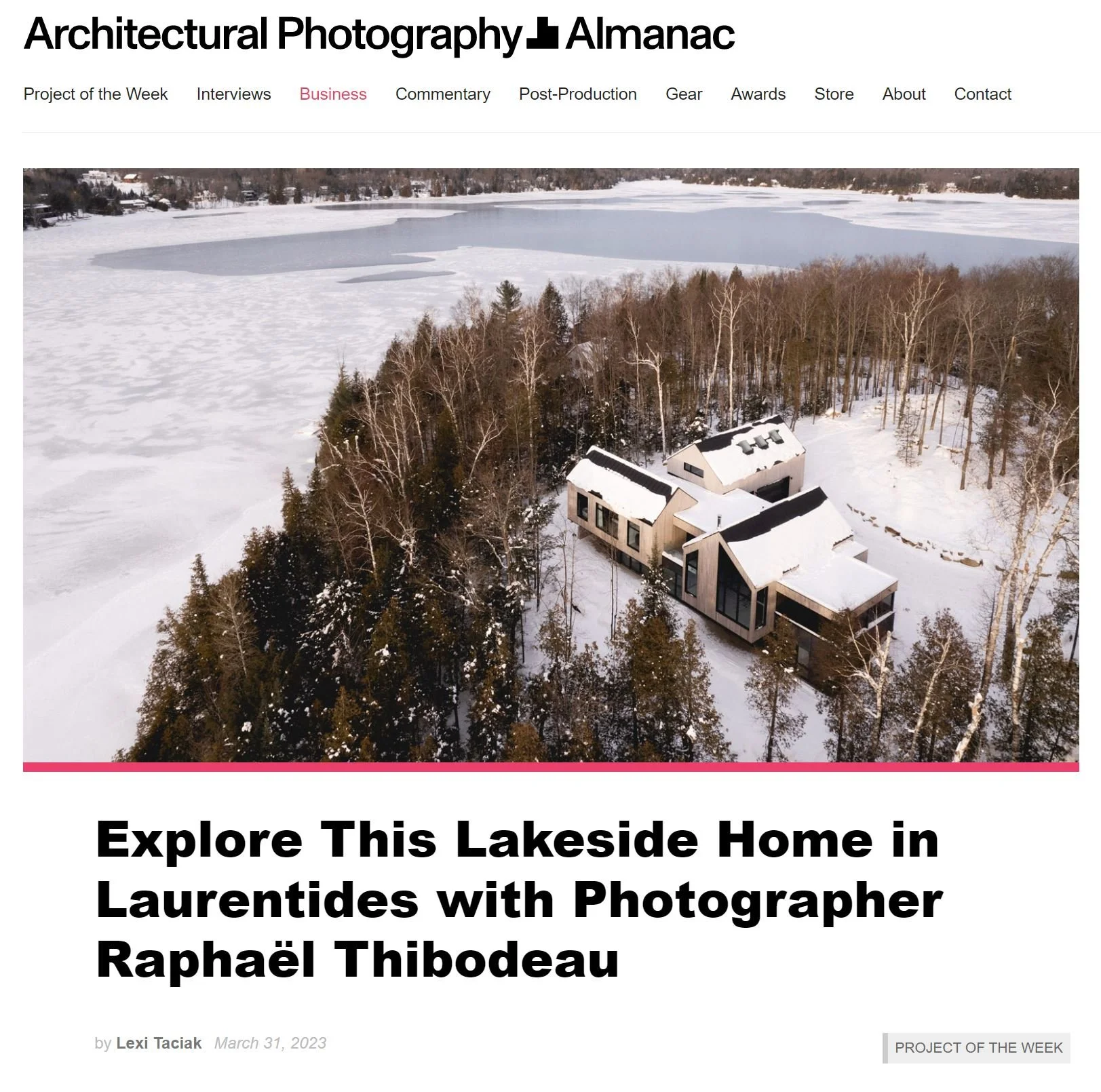 Architectural Photography Almanac