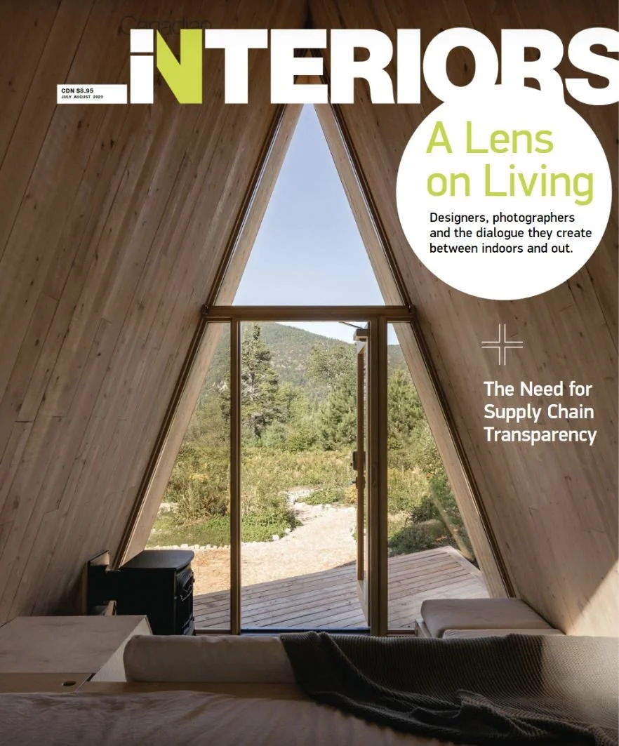 Couverture du Canadien Interiors