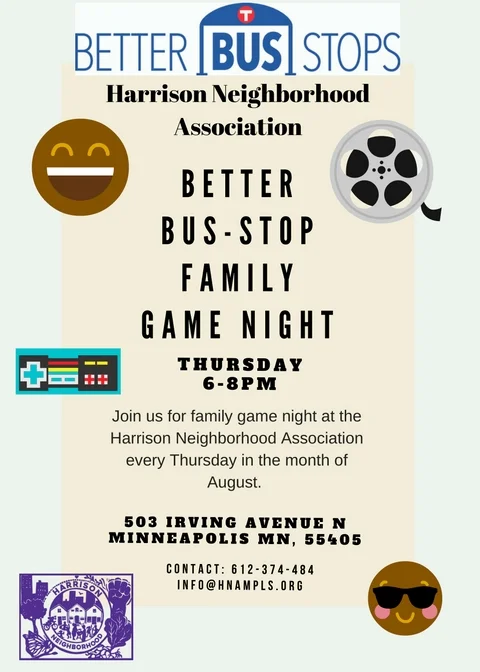 Better Bus Stops Family Game Night