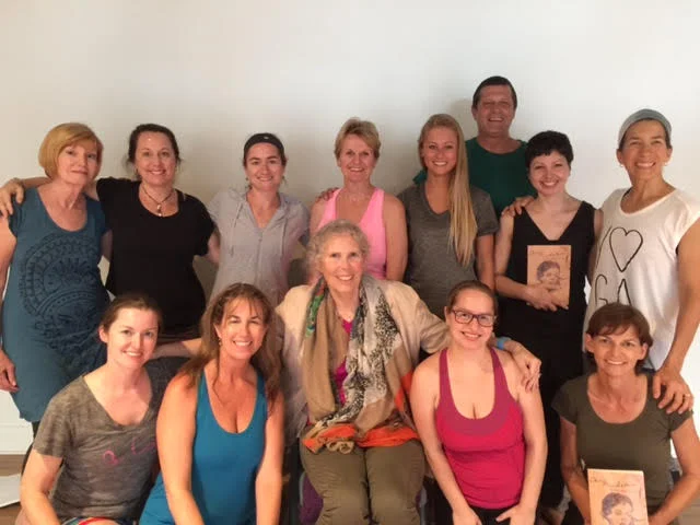 2015 200-Hour Yoga Training Graduates with Dr. Prudence Farrow Bruns