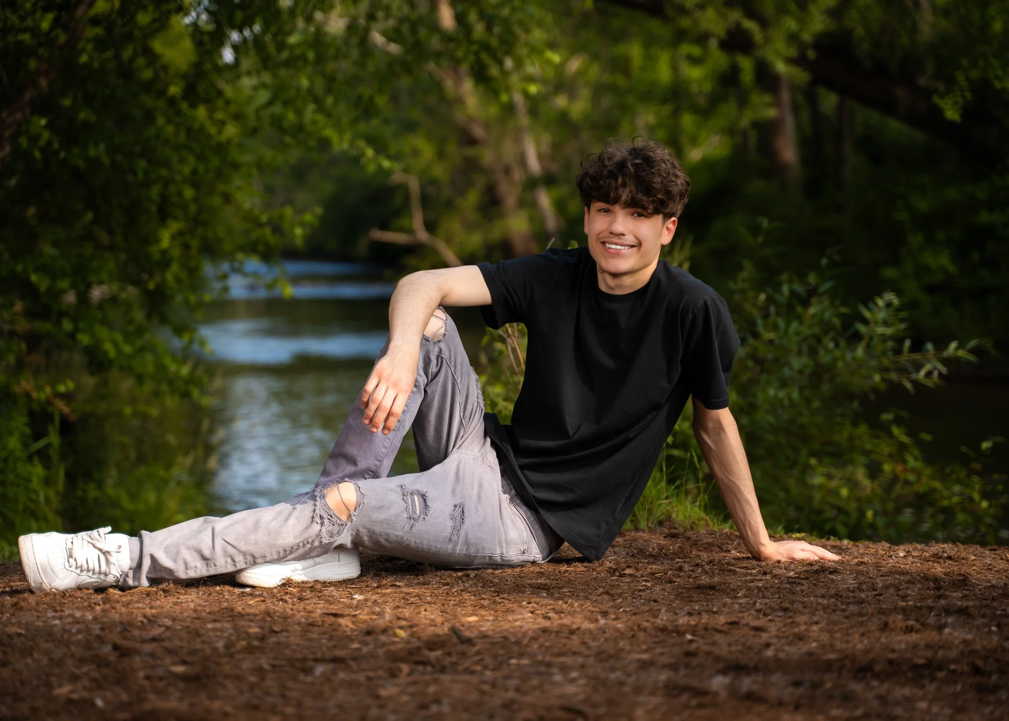 Senior portraits at Yates Cider Mill, Rochester Hills, MI