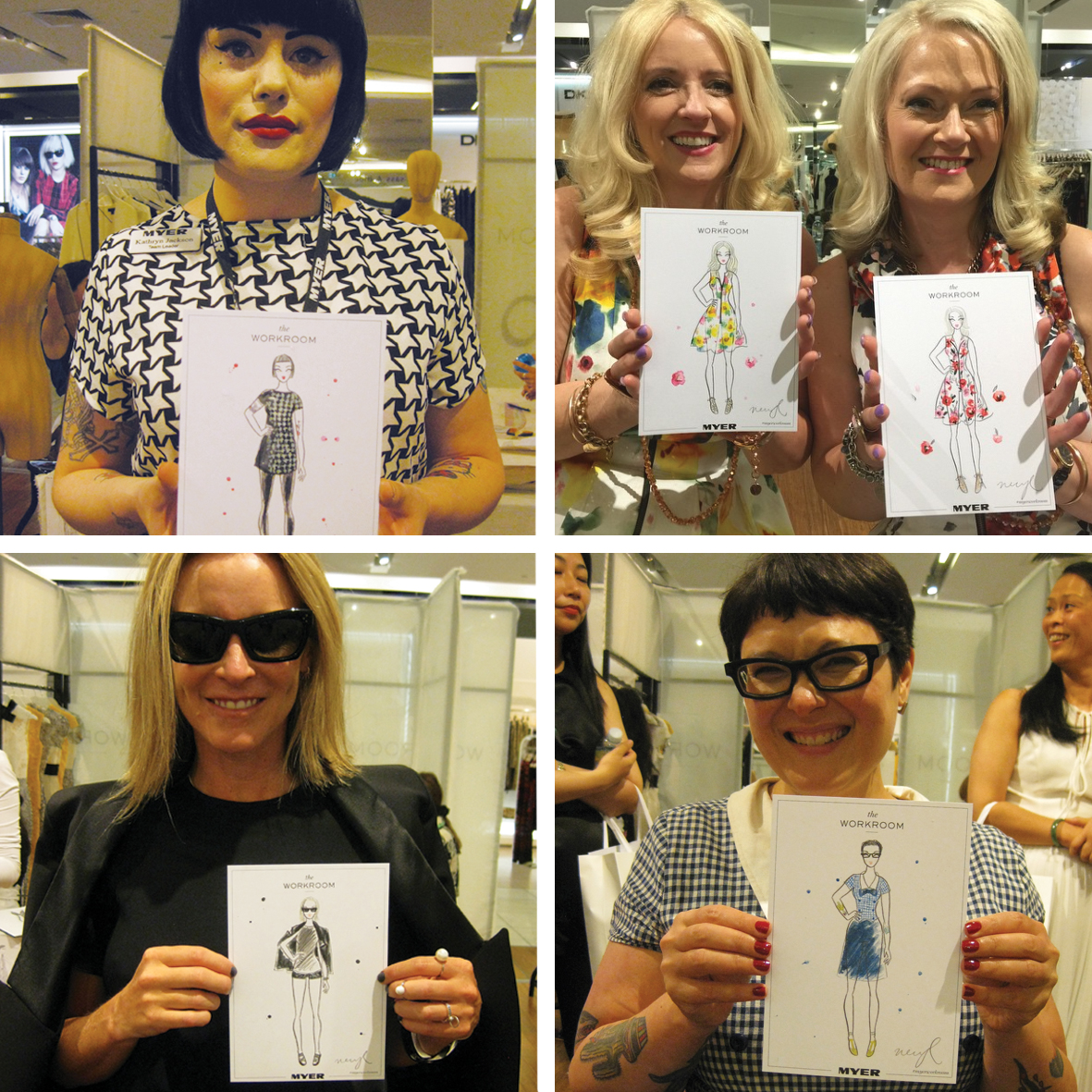 Clockwise from top left @kathrynamandajackson, @lisaandlisa, @paintergirl and @oraclefox