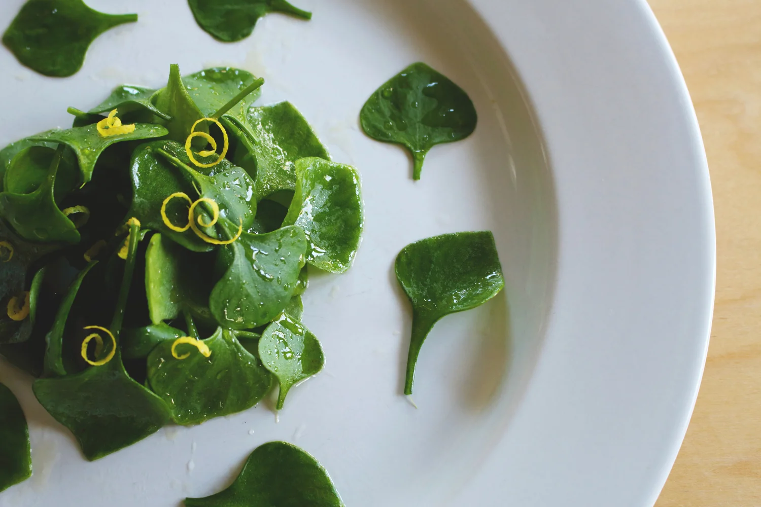 Foraged Miner's Lettuce Salad