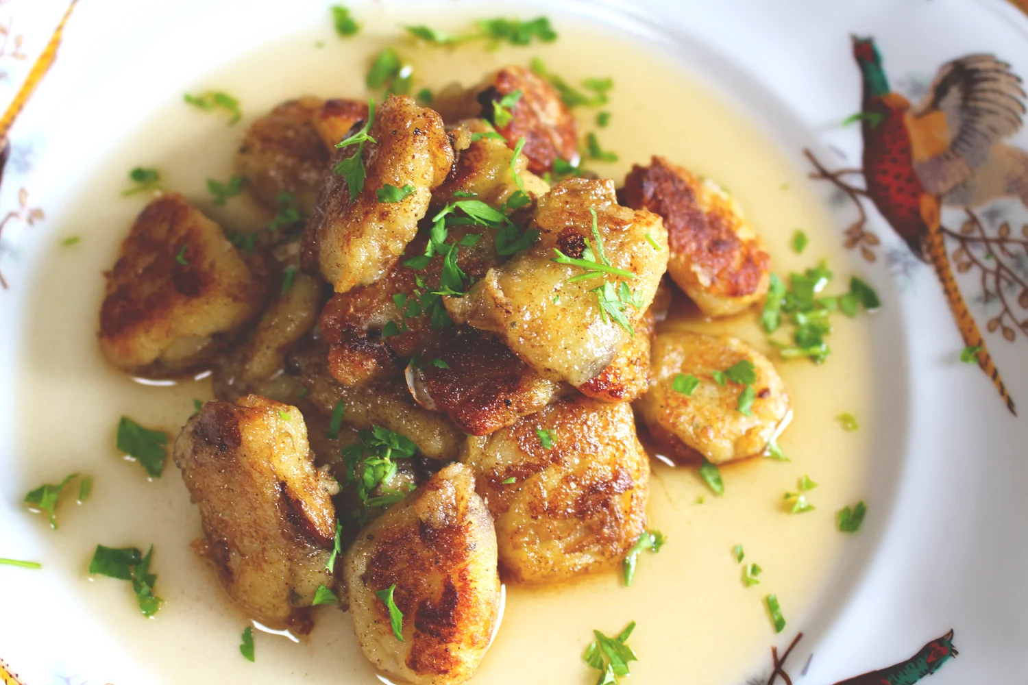 Potato and Shiitake Gnocchi w/ Brown Butter