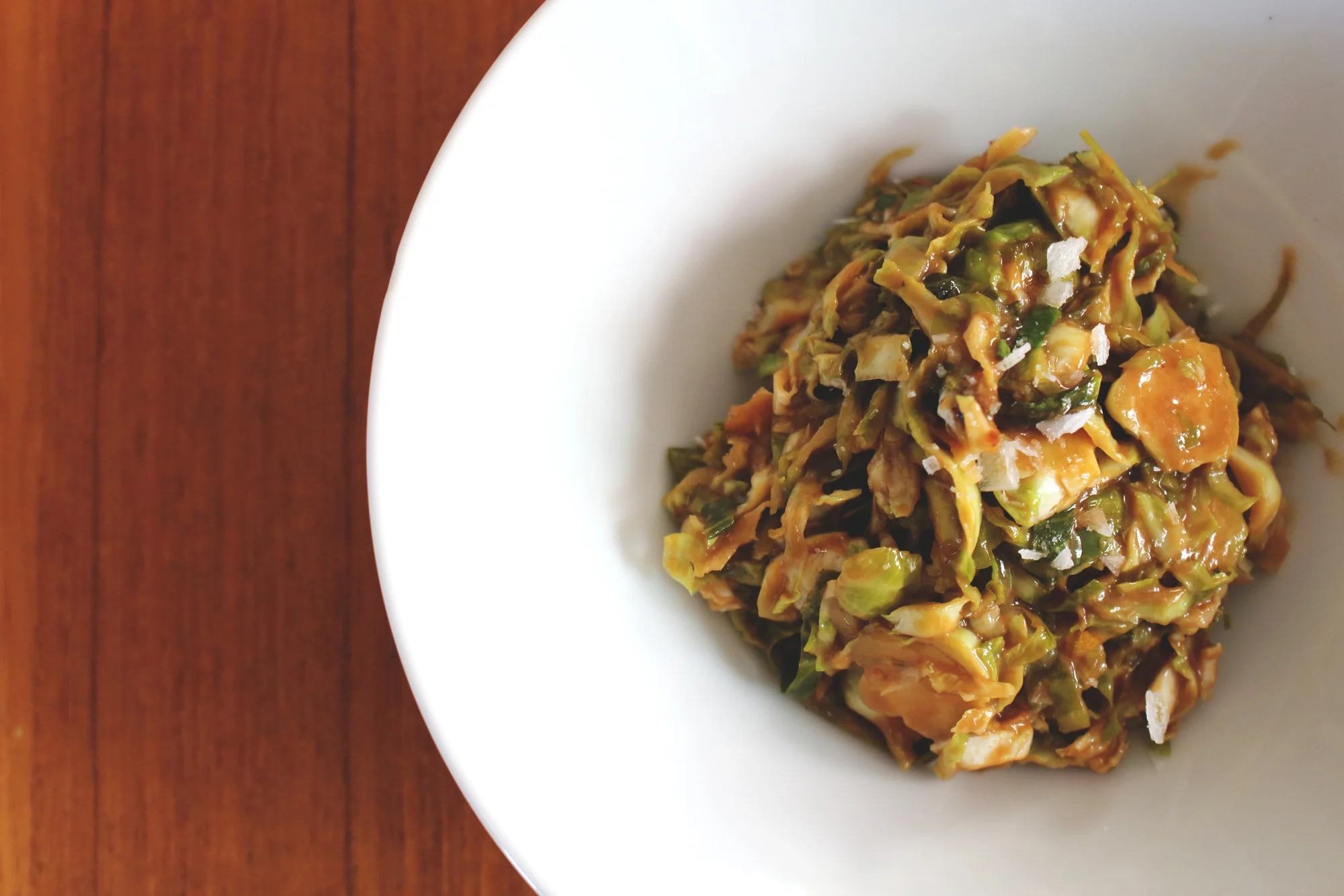 Miso Butter Brussels Sprouts