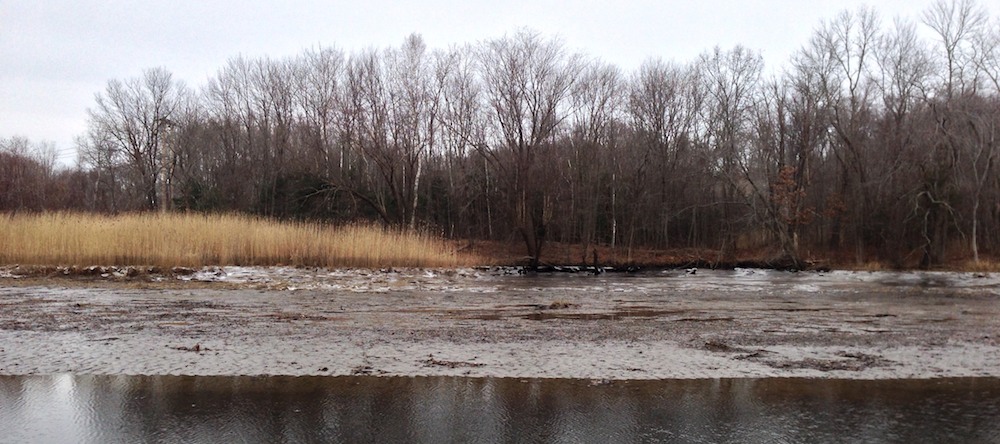 The Lower Powow in early winter.