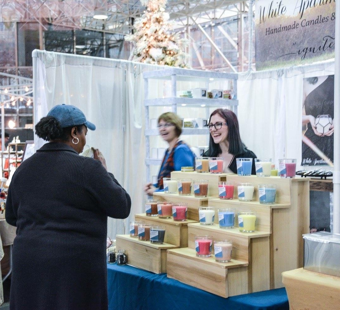 White Apartment Studios at Deluxe Winter Market 2015. Photo by: Shannon Helton