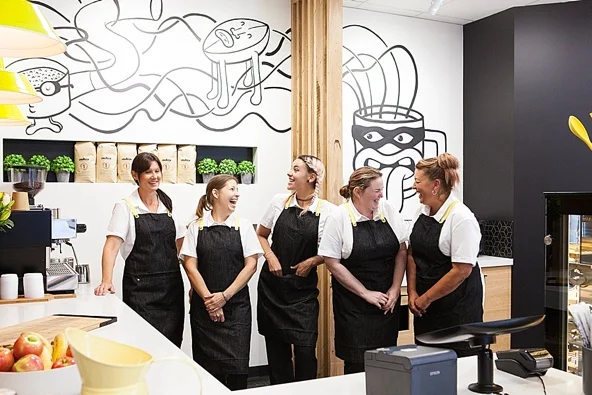 Bendigo Cafe Mug Shot - Mural